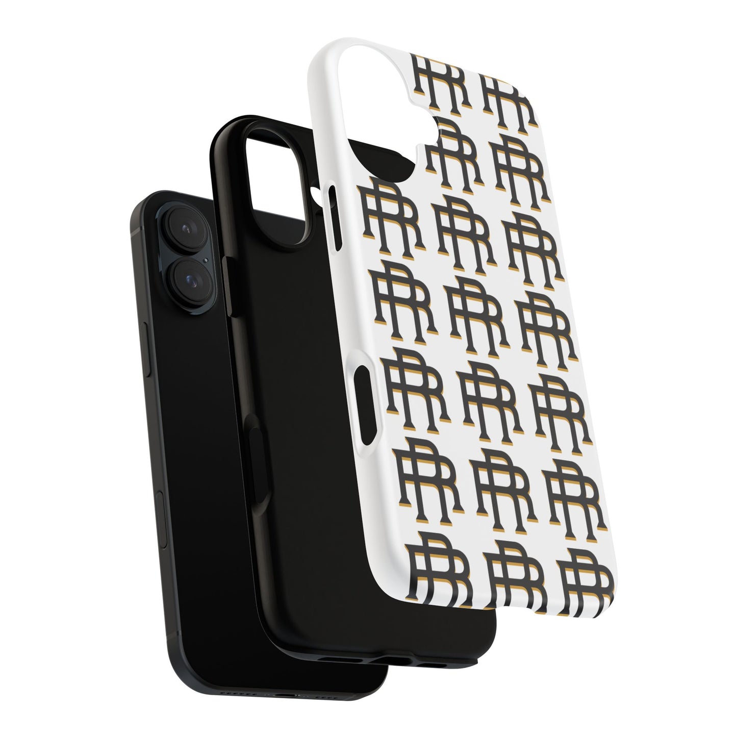 Rise & Roam RR Logo Tough Phone Case - White