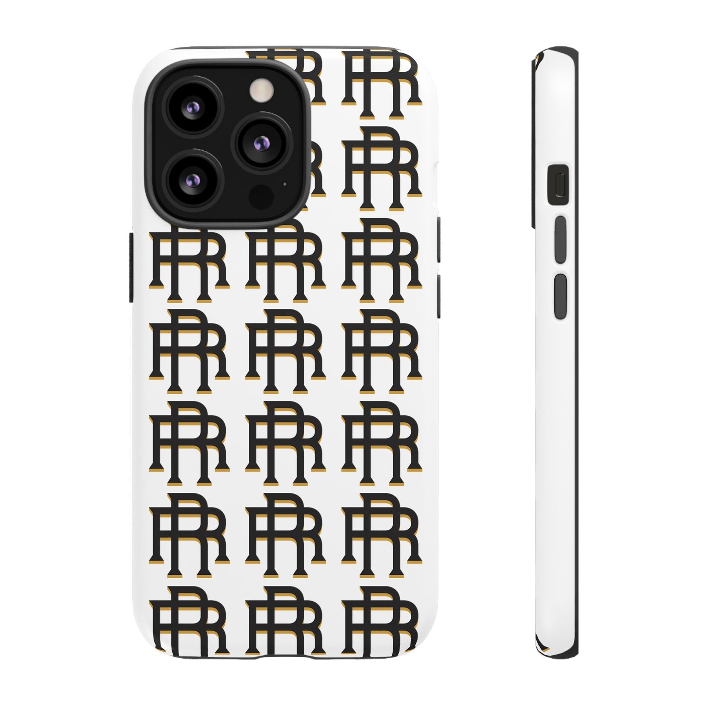 Rise & Roam RR Logo Tough Phone Case - White