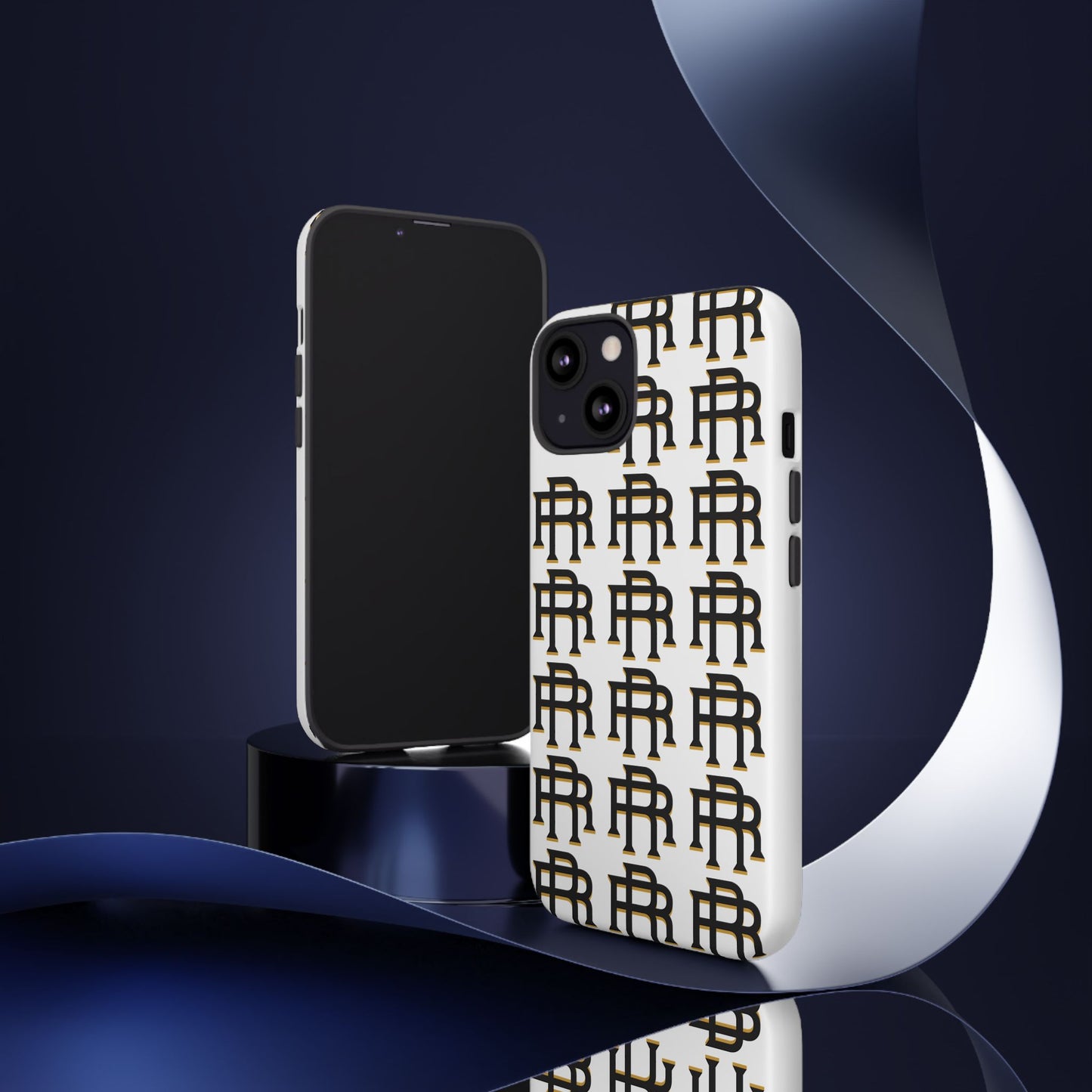 Rise & Roam RR Logo Tough Phone Case - White