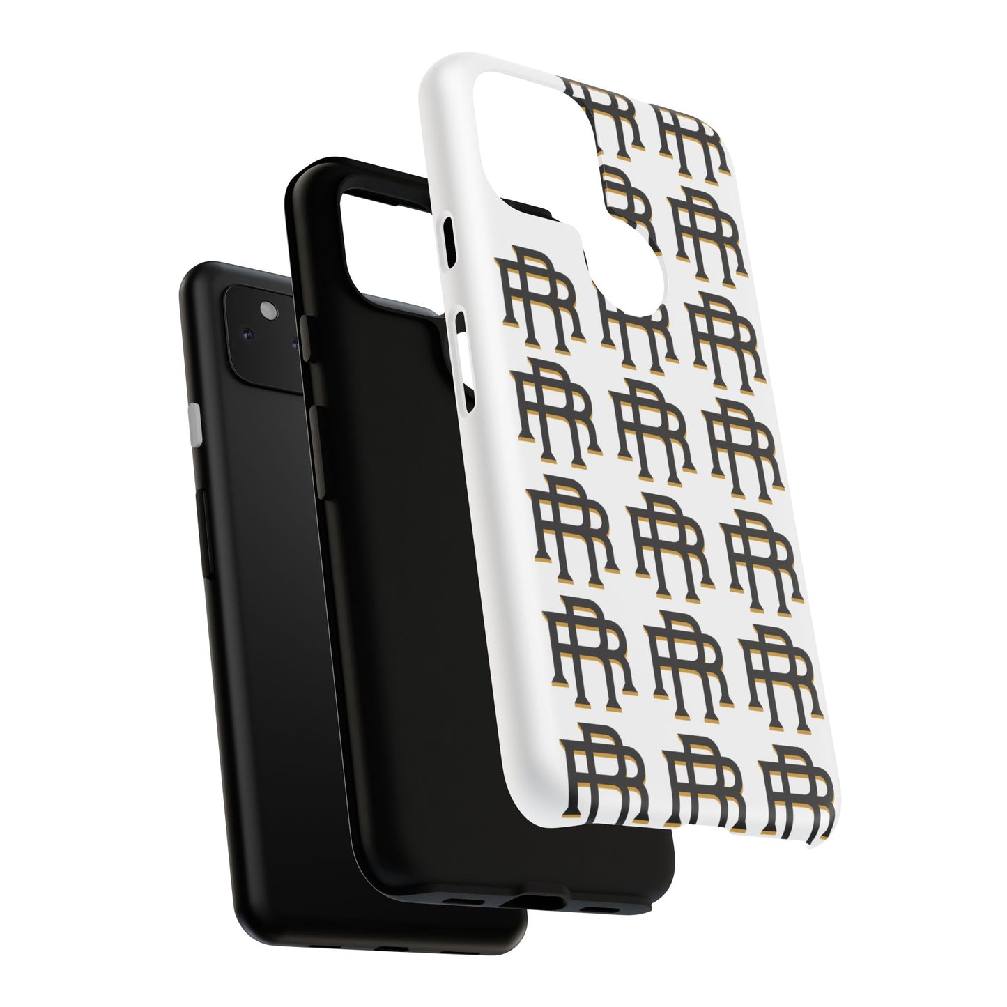 Rise & Roam RR Logo Tough Phone Case - White