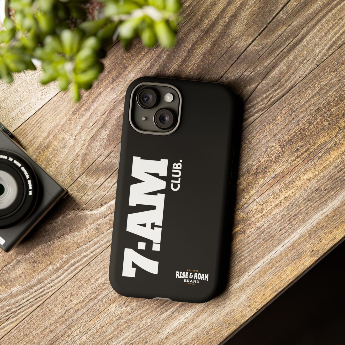 7-AM Club - Rise & Roam Brand Movement - Bold Phone Case