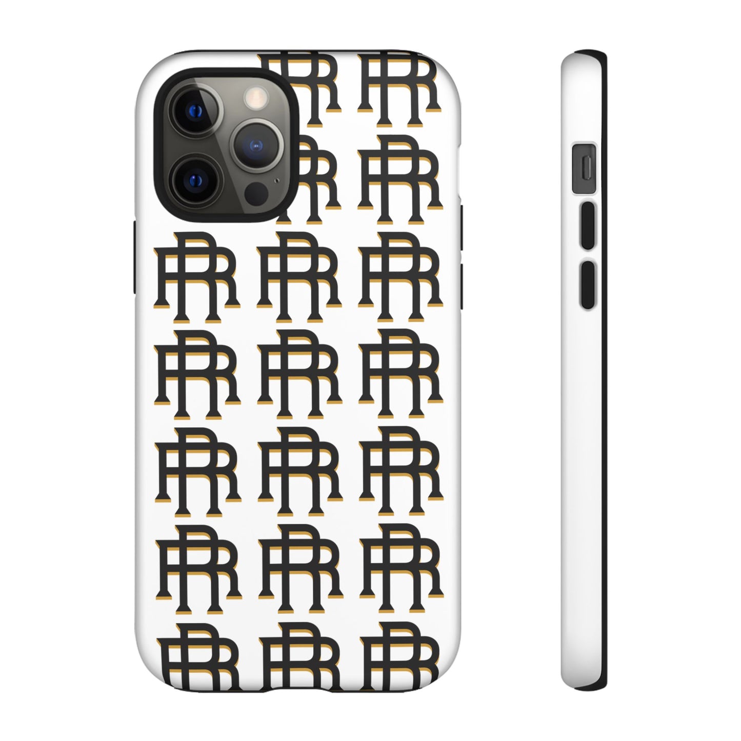 Rise & Roam RR Logo Tough Phone Case - White