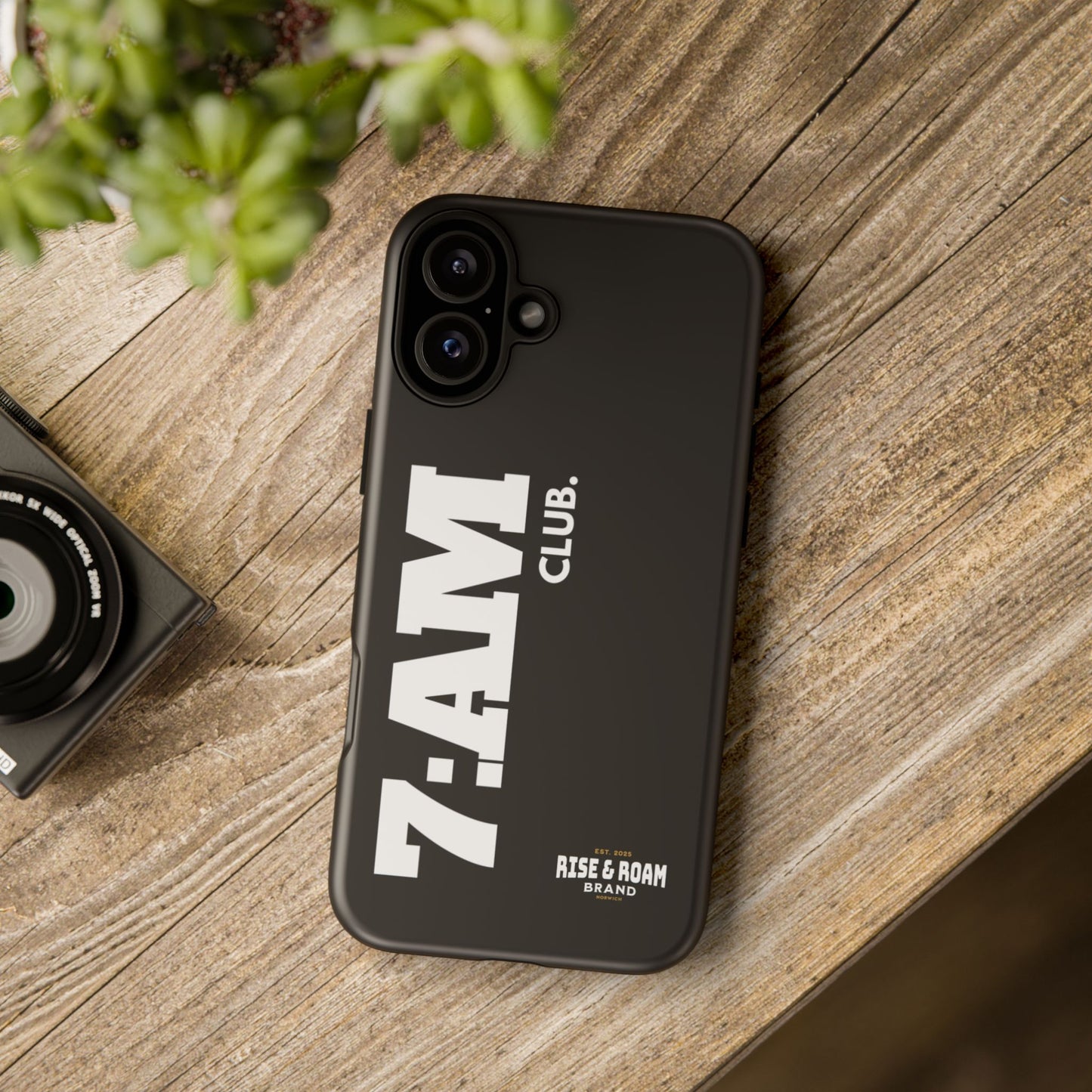 7-AM Club - Rise & Roam Brand Movement - Bold Phone Case