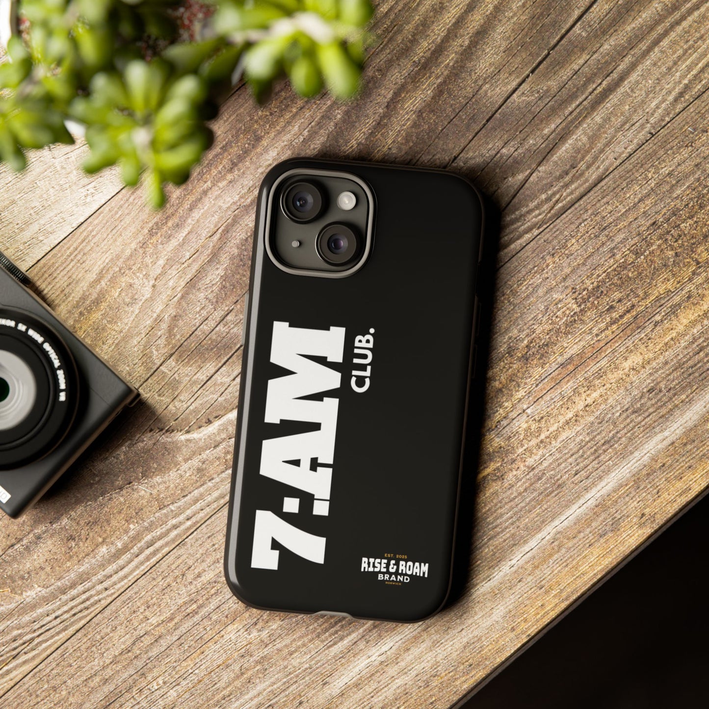 7-AM Club - Rise & Roam Brand Movement - Bold Phone Case