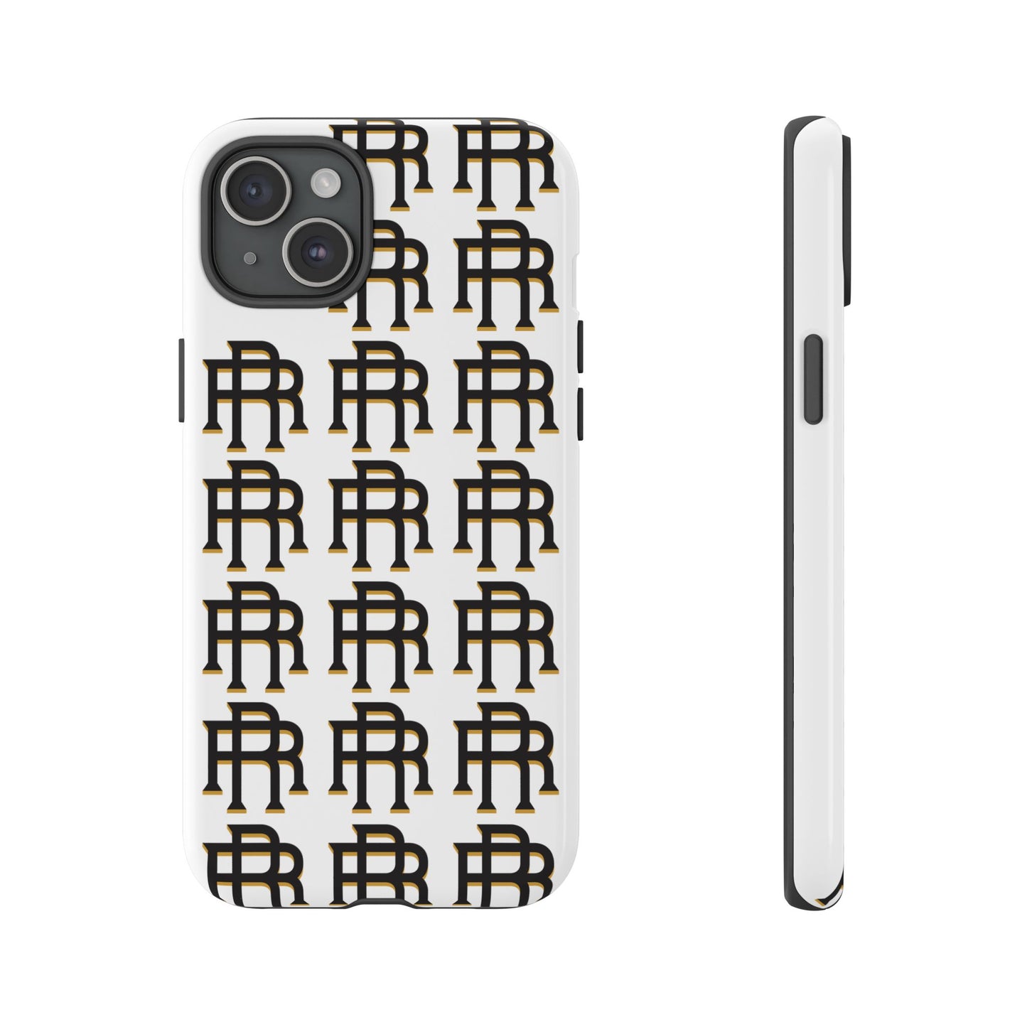 Rise & Roam RR Logo Tough Phone Case - White
