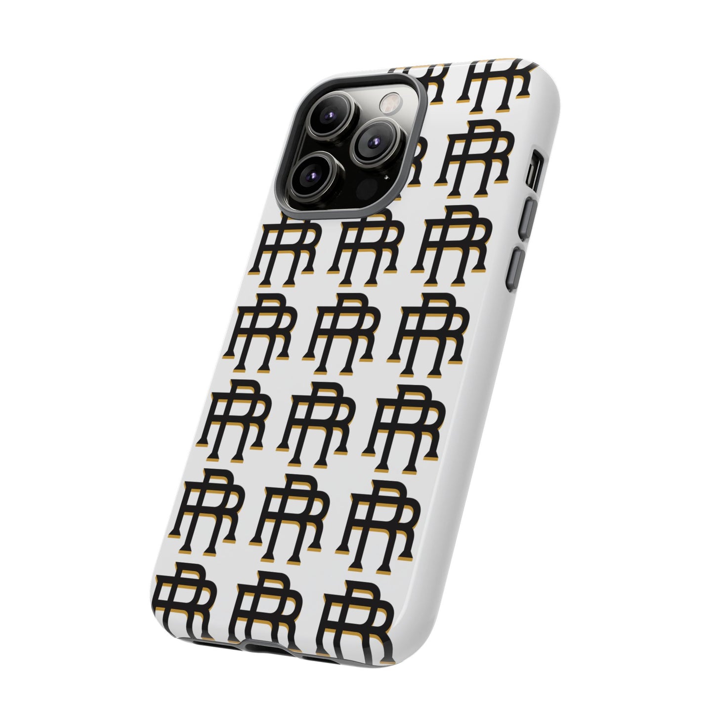Rise & Roam RR Logo Tough Phone Case - White
