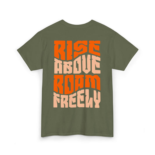 Rise Above, Roam Freely Oversized Boxy Tee