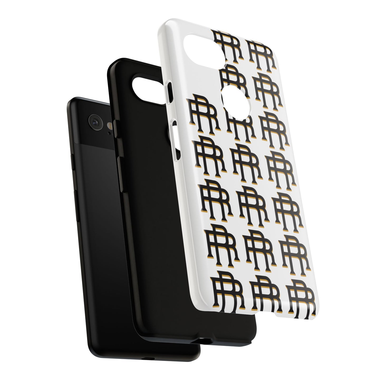 Rise & Roam RR Logo Tough Phone Case - White