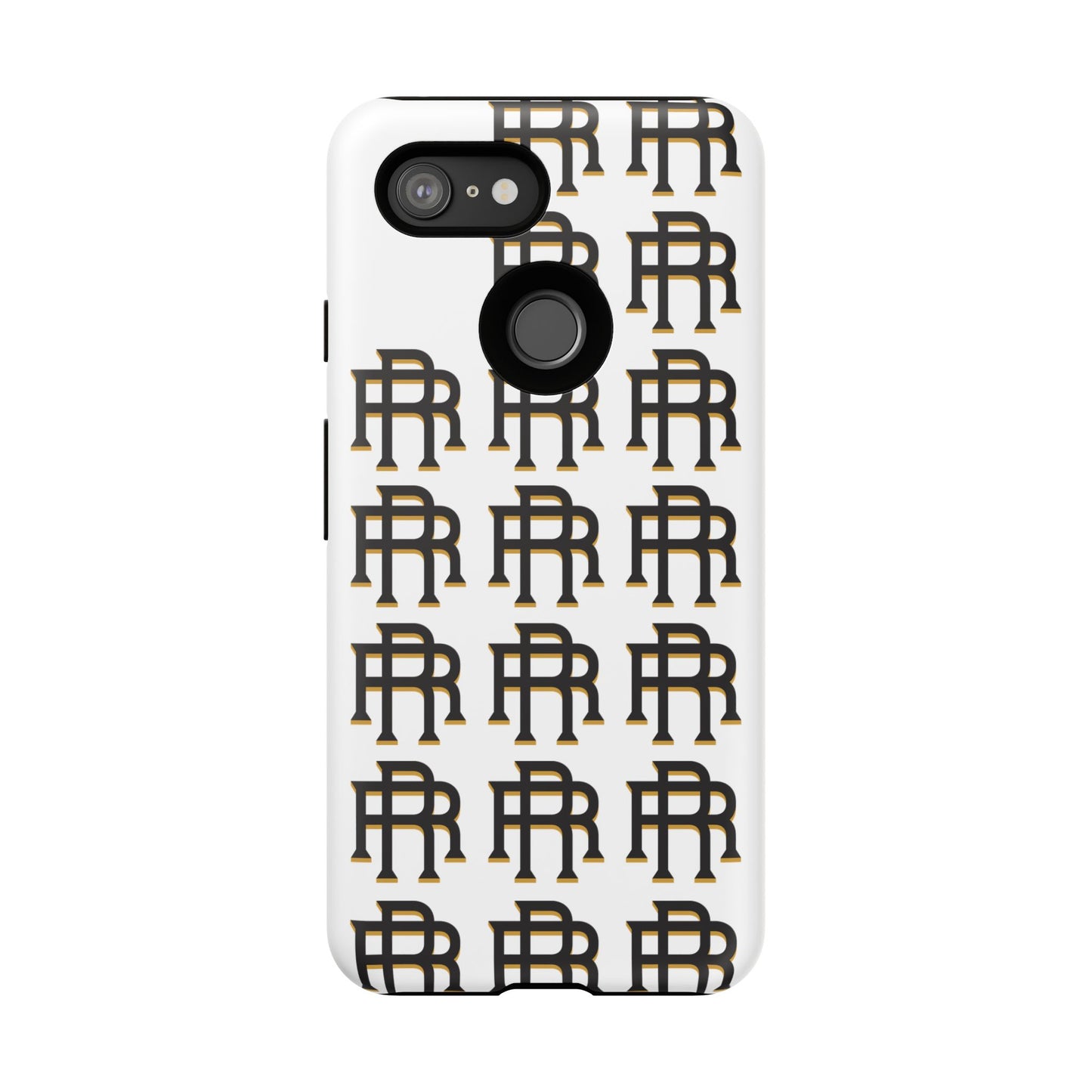 Rise & Roam RR Logo Tough Phone Case - White