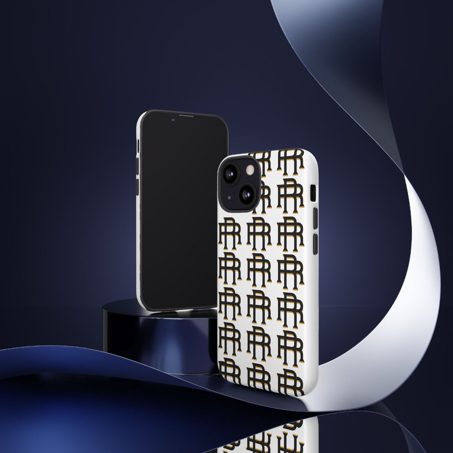 Rise & Roam RR Logo Tough Phone Case - White