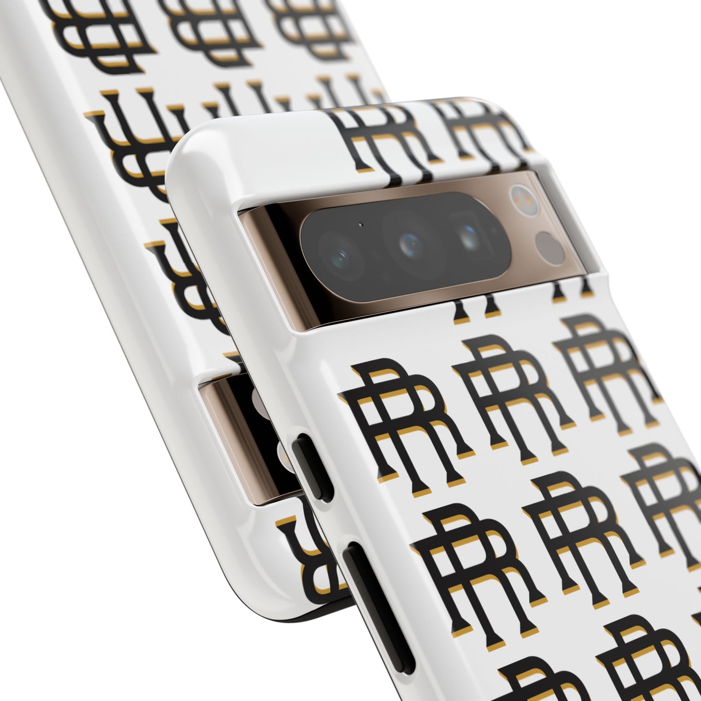 Rise & Roam RR Logo Tough Phone Case - White