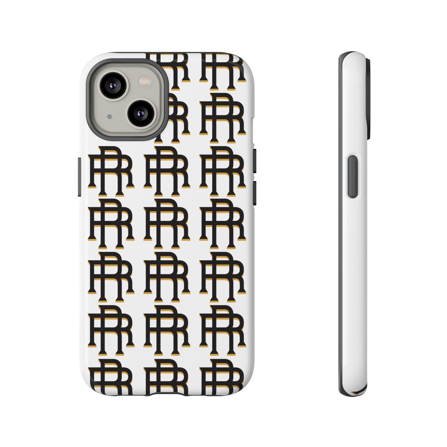 Rise & Roam RR Logo Tough Phone Case - White