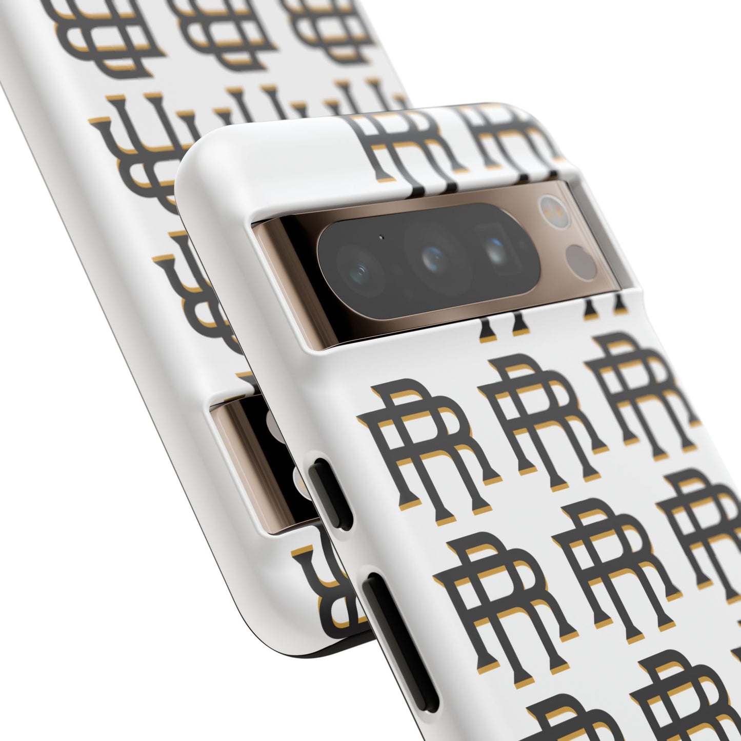 Rise & Roam RR Logo Tough Phone Case - White