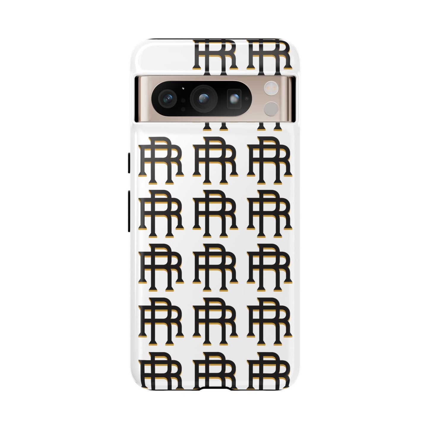 Rise & Roam RR Logo Tough Phone Case - White