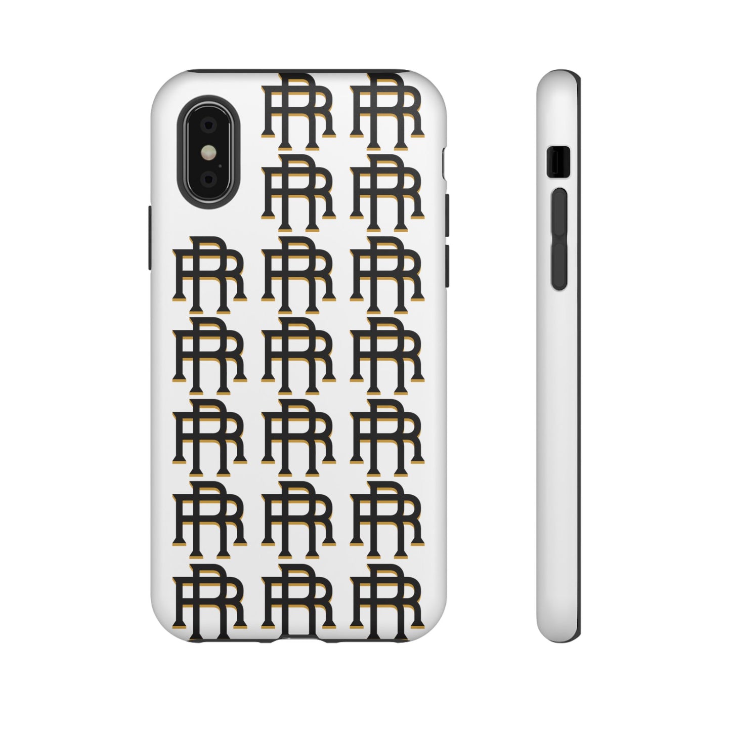 Rise & Roam RR Logo Tough Phone Case - White