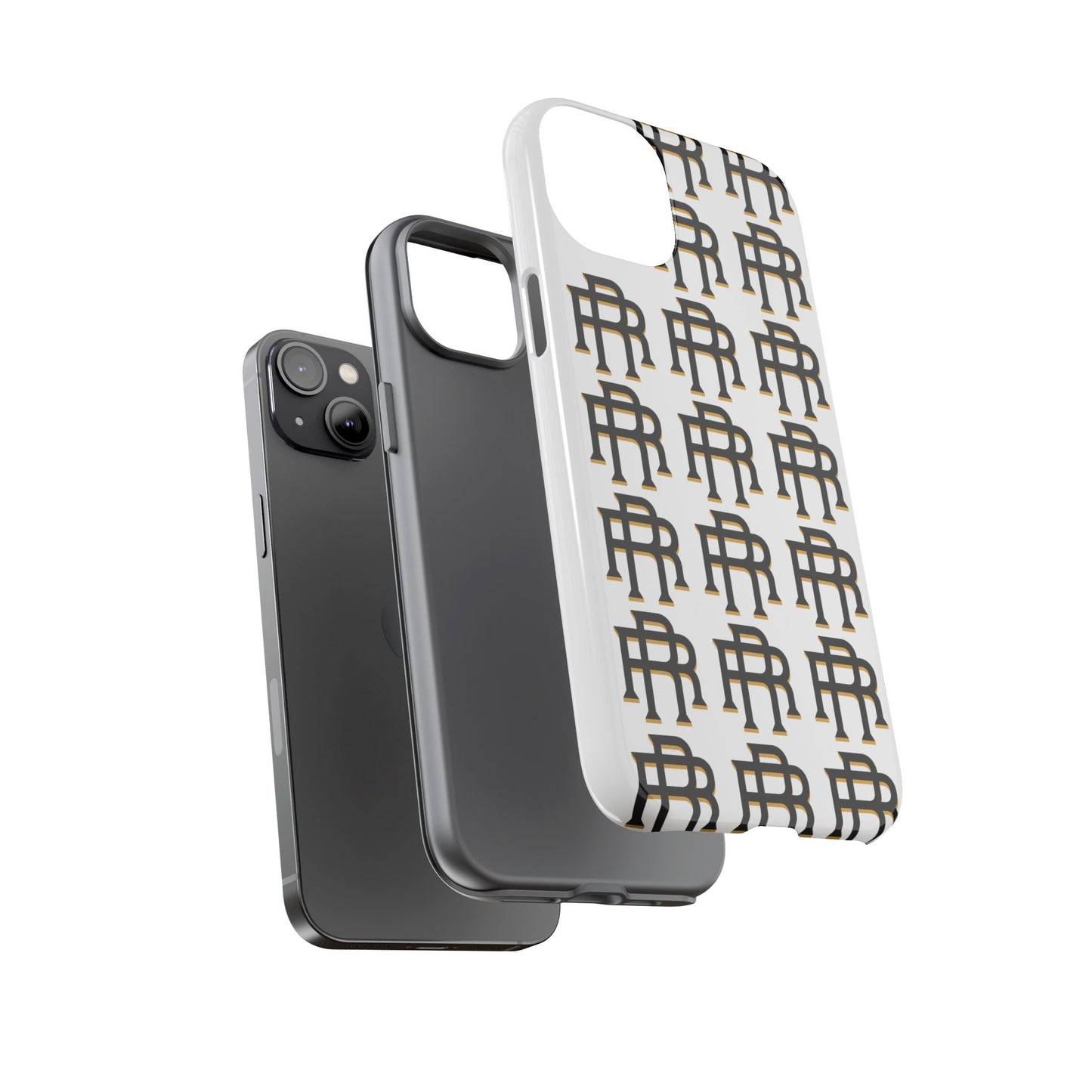 Rise & Roam RR Logo Tough Phone Case - White