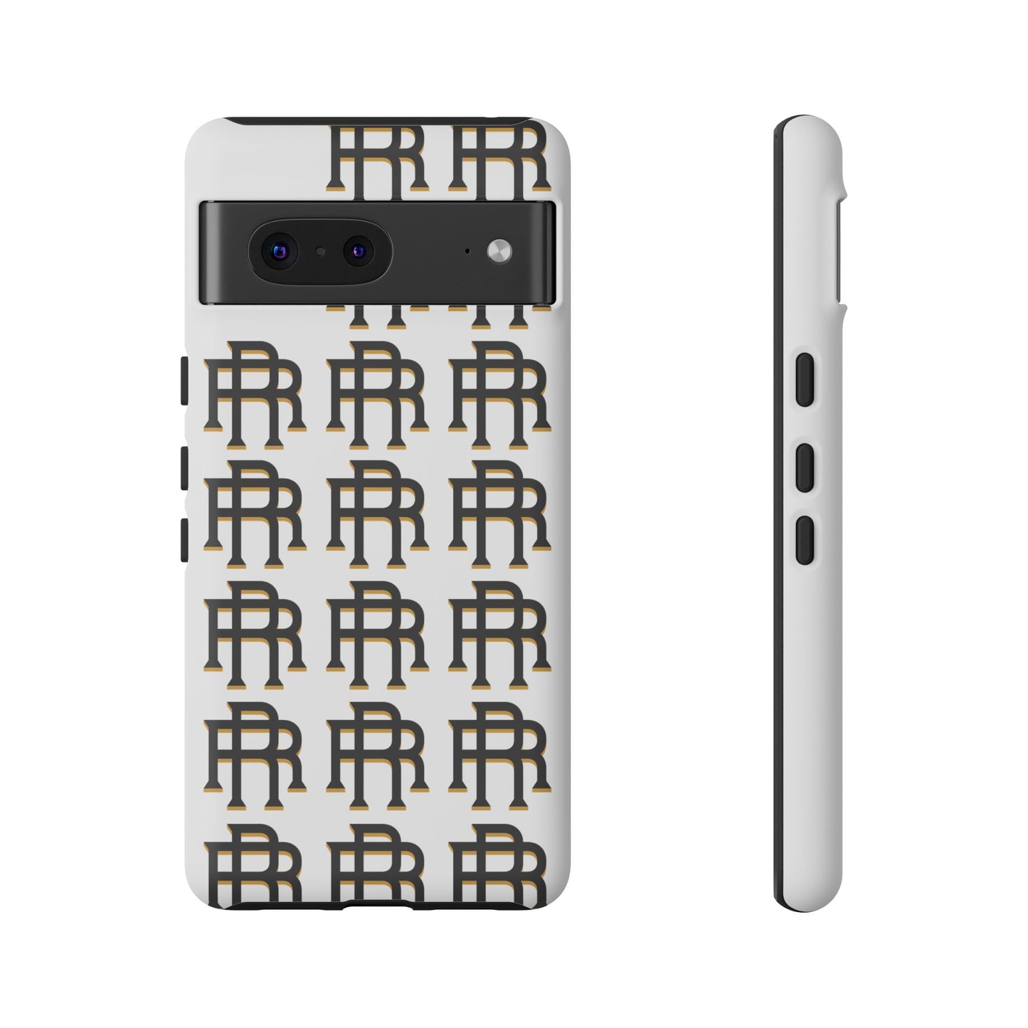 Rise & Roam RR Logo Tough Phone Case - White