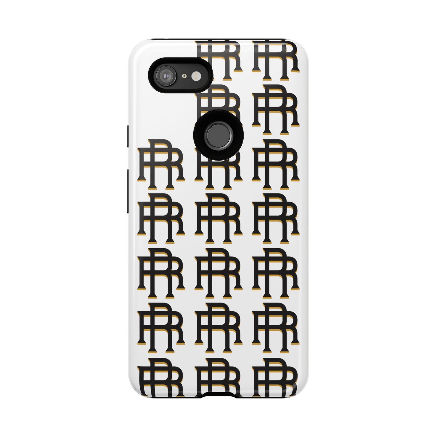 Rise & Roam RR Logo Tough Phone Case - White
