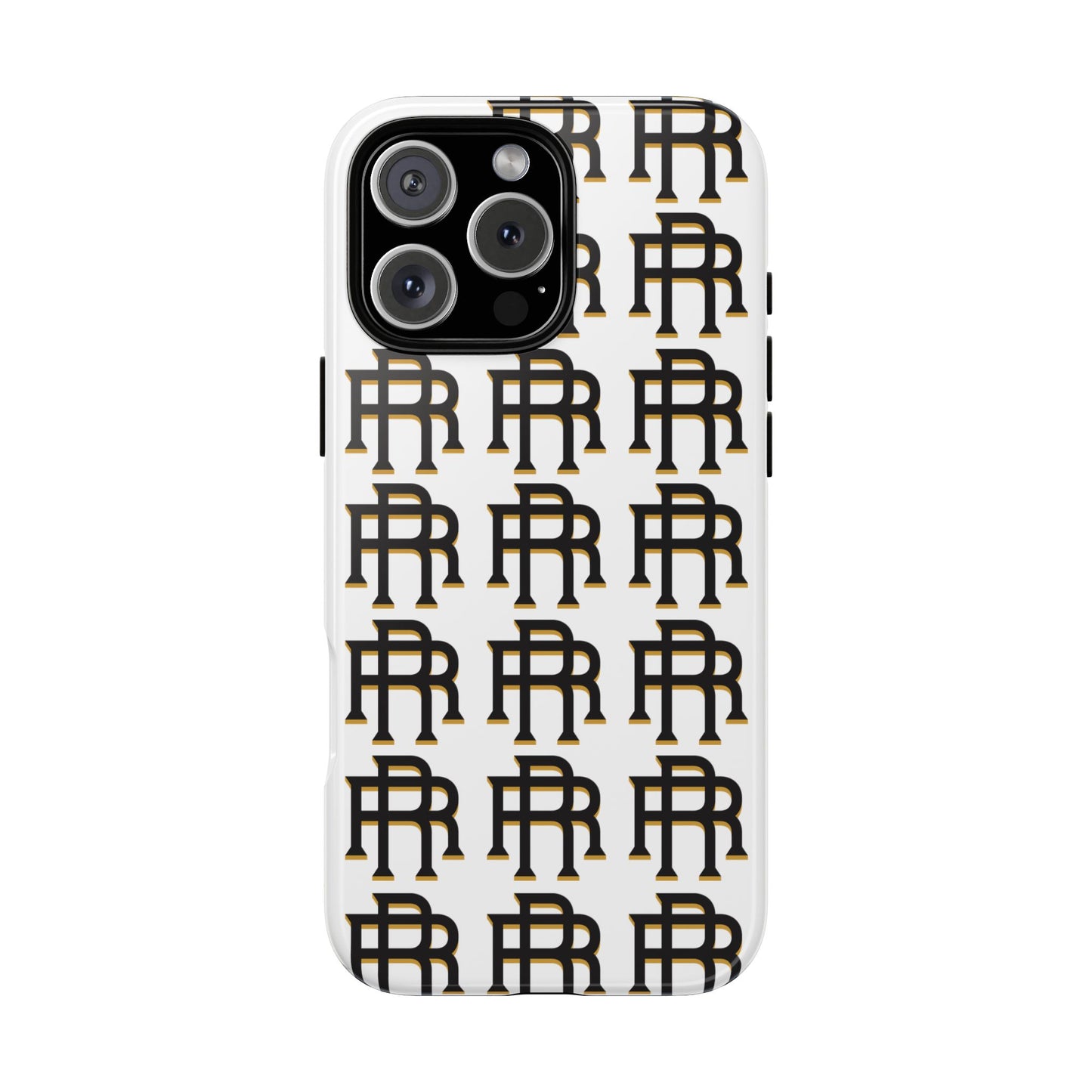 Rise & Roam RR Logo Tough Phone Case - White