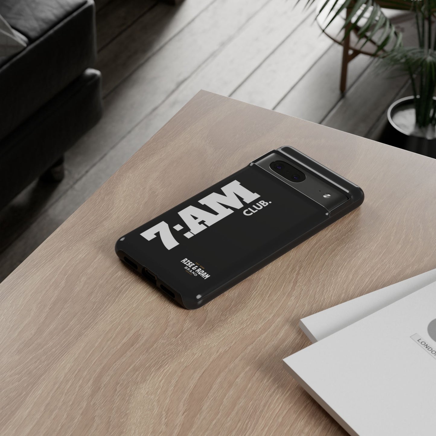 7-AM Club - Rise & Roam Brand Movement - Bold Phone Case