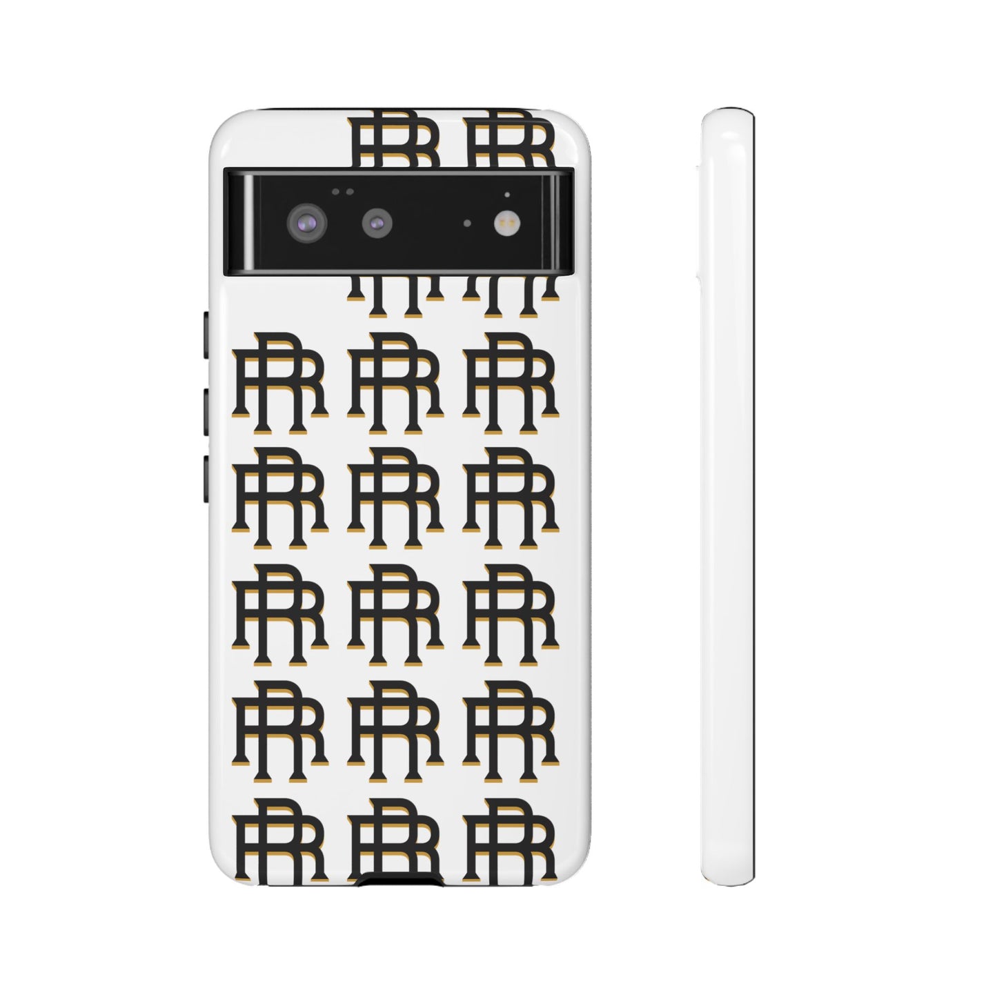 Rise & Roam RR Logo Tough Phone Case - White