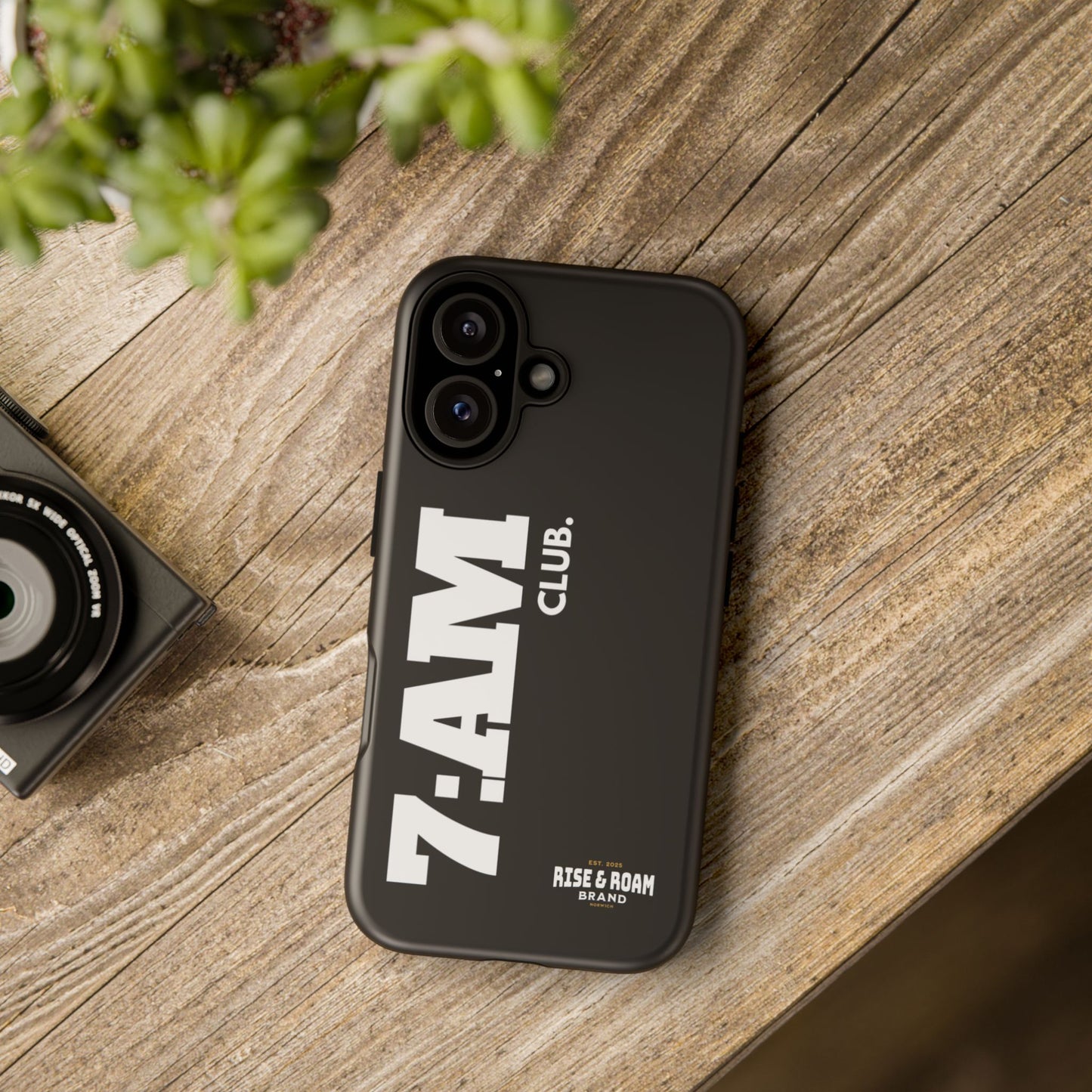 7-AM Club - Rise & Roam Brand Movement - Bold Phone Case