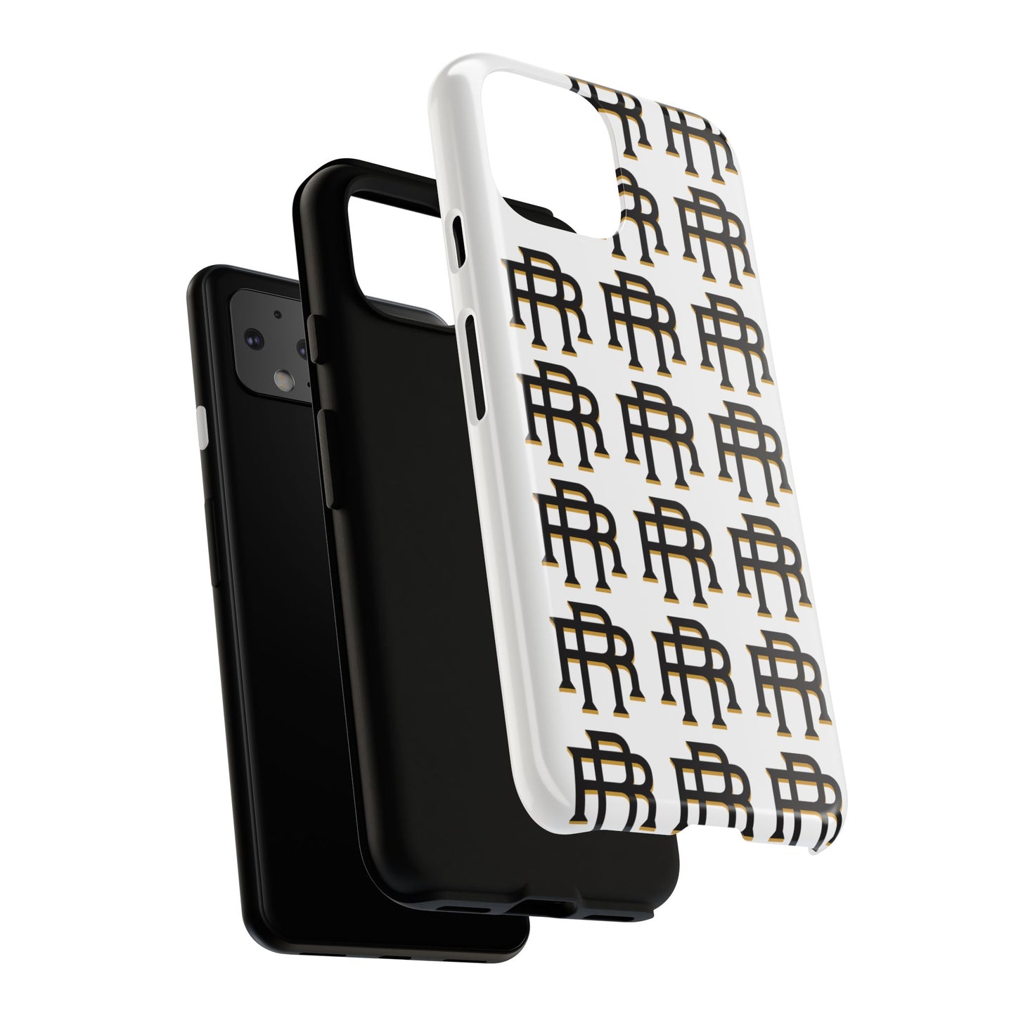 Rise & Roam RR Logo Tough Phone Case - White