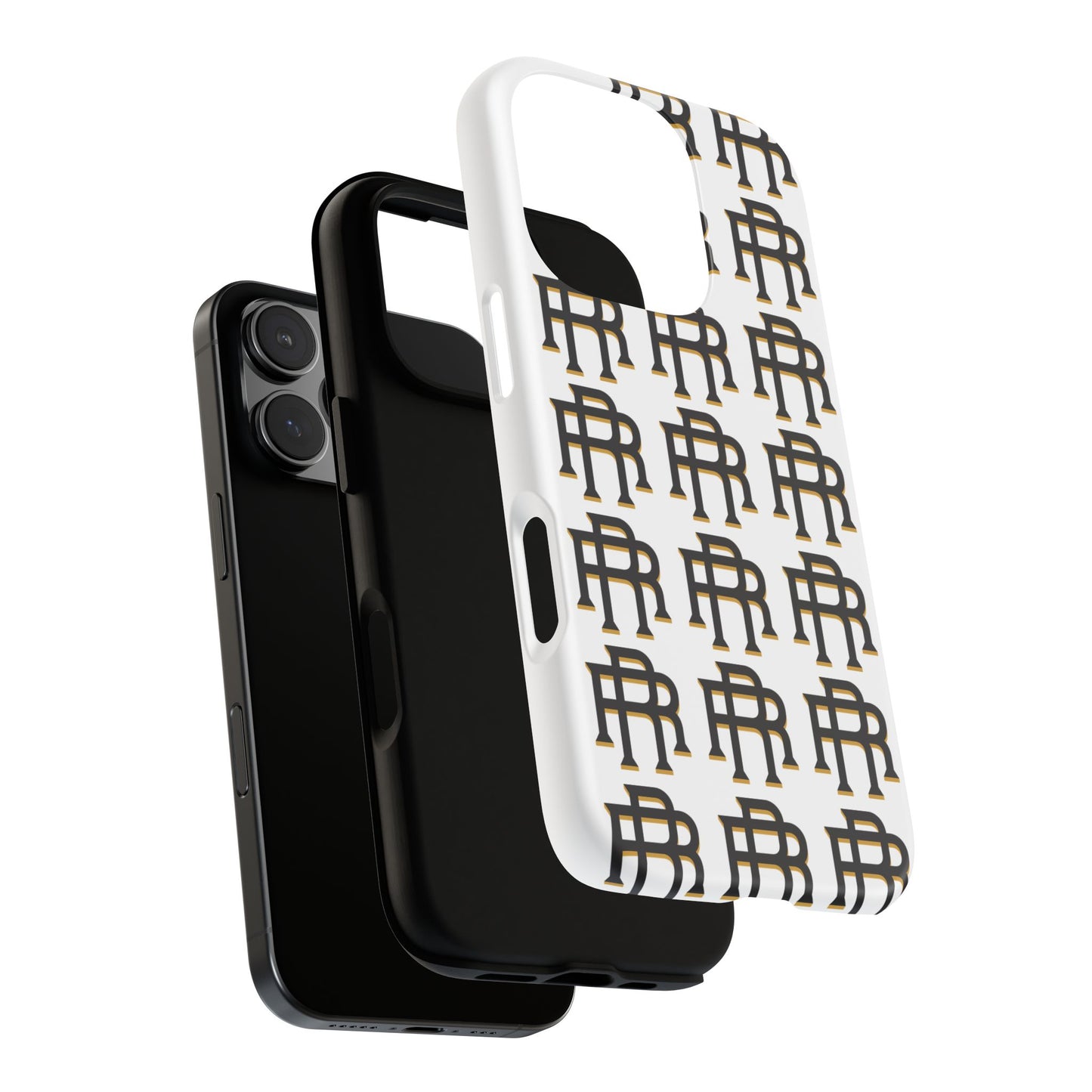 Rise & Roam RR Logo Tough Phone Case - White