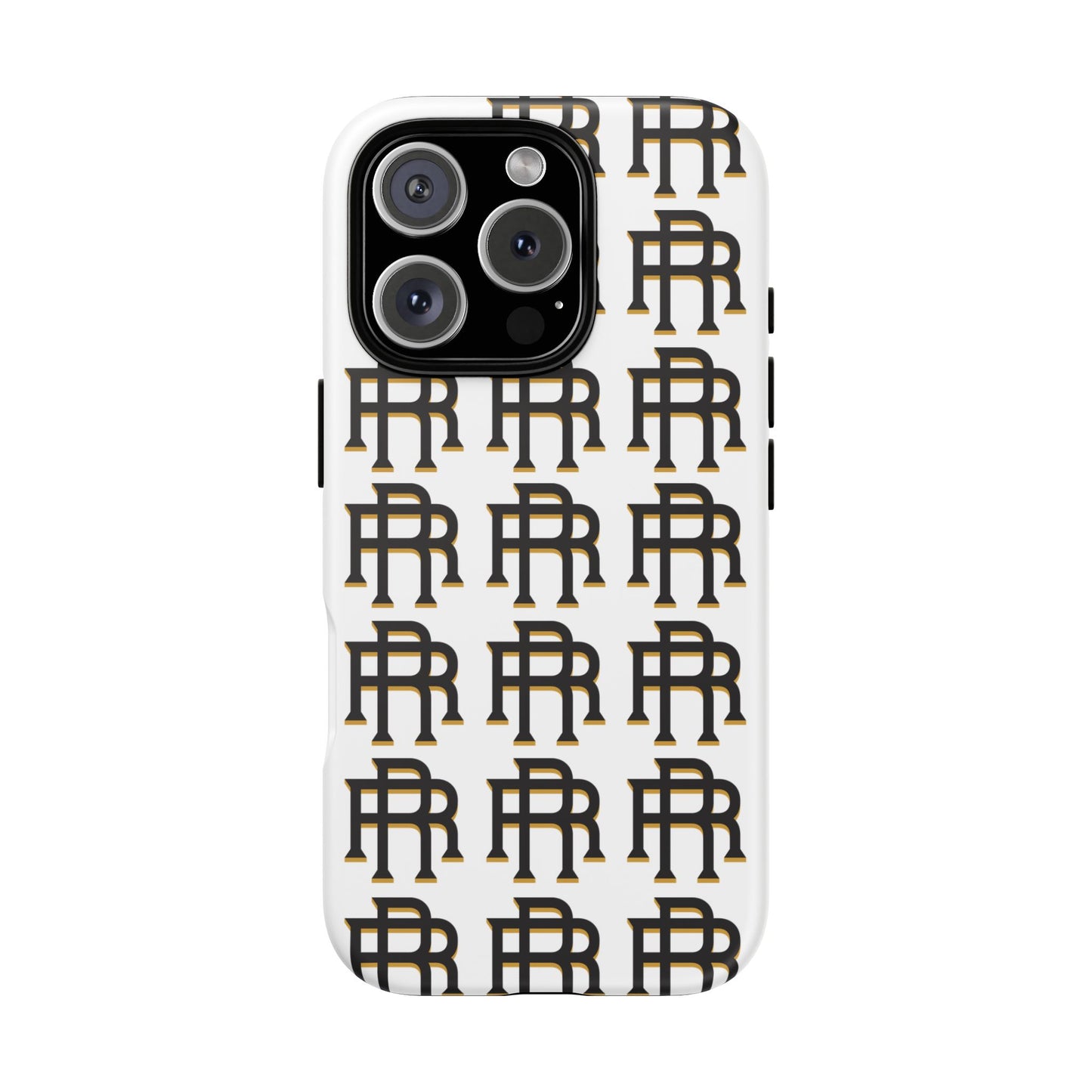Rise & Roam RR Logo Tough Phone Case - White