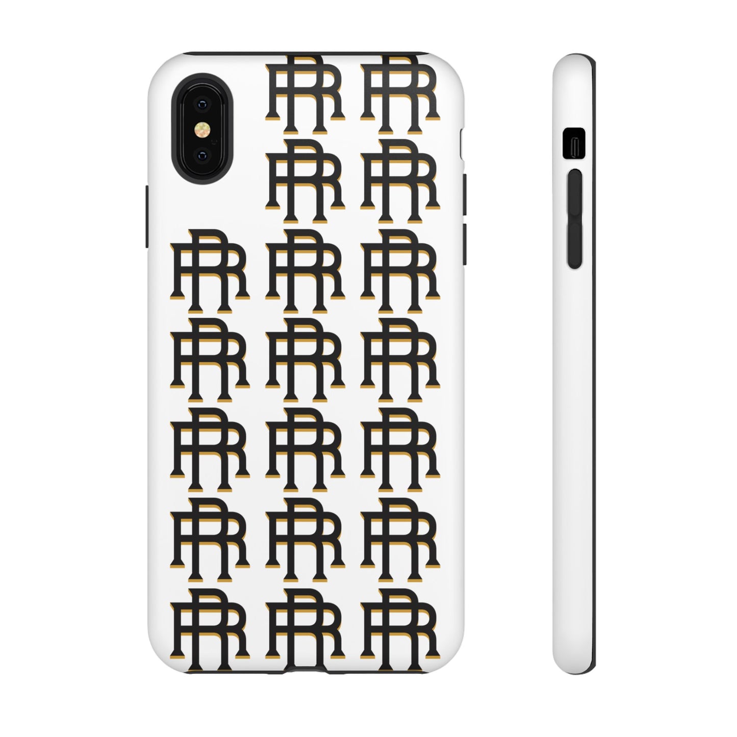 Rise & Roam RR Logo Tough Phone Case - White