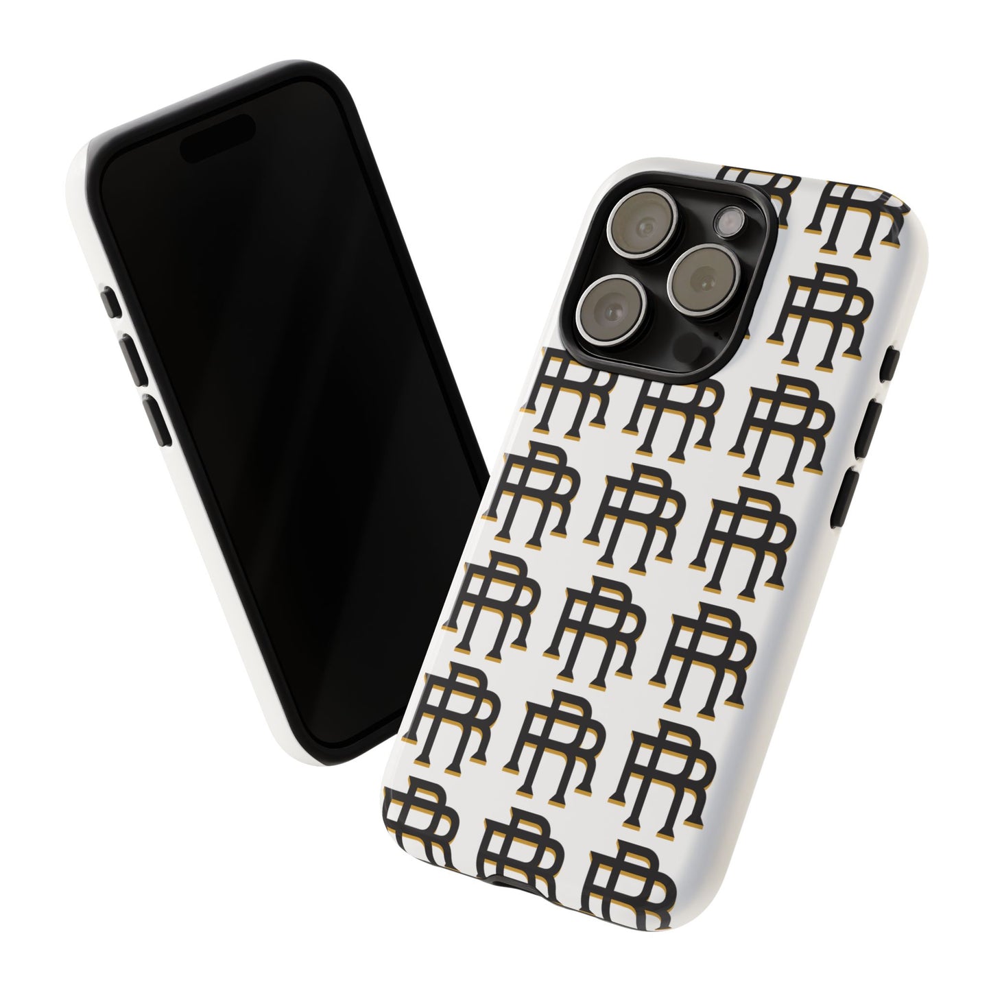 Rise & Roam RR Logo Tough Phone Case - White