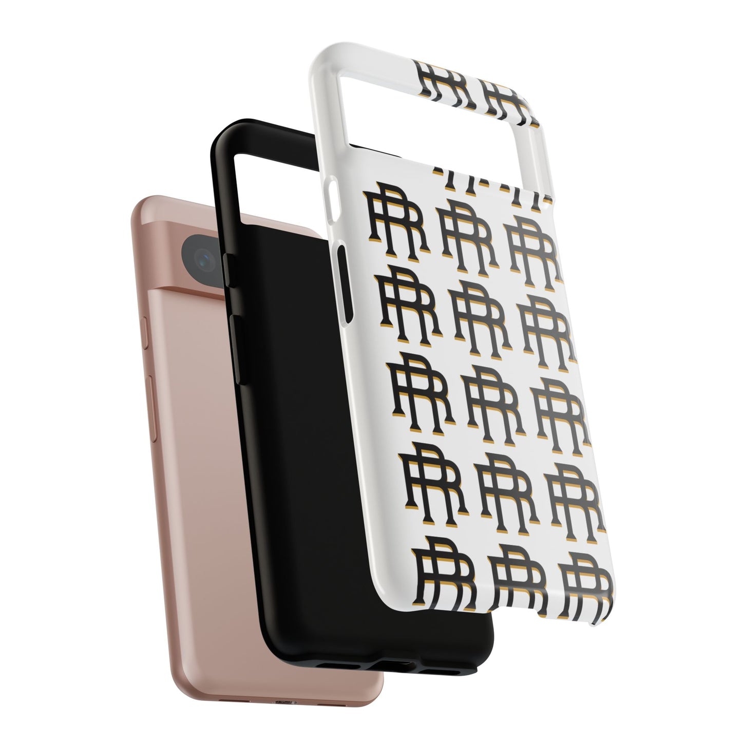 Rise & Roam RR Logo Tough Phone Case - White