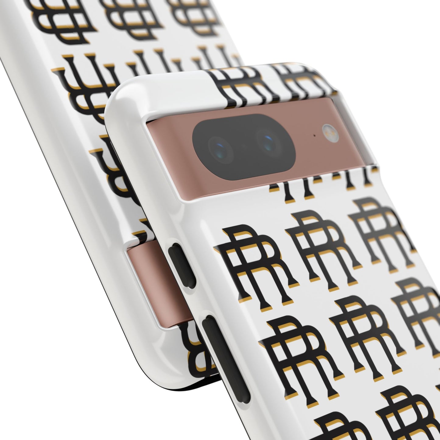 Rise & Roam RR Logo Tough Phone Case - White