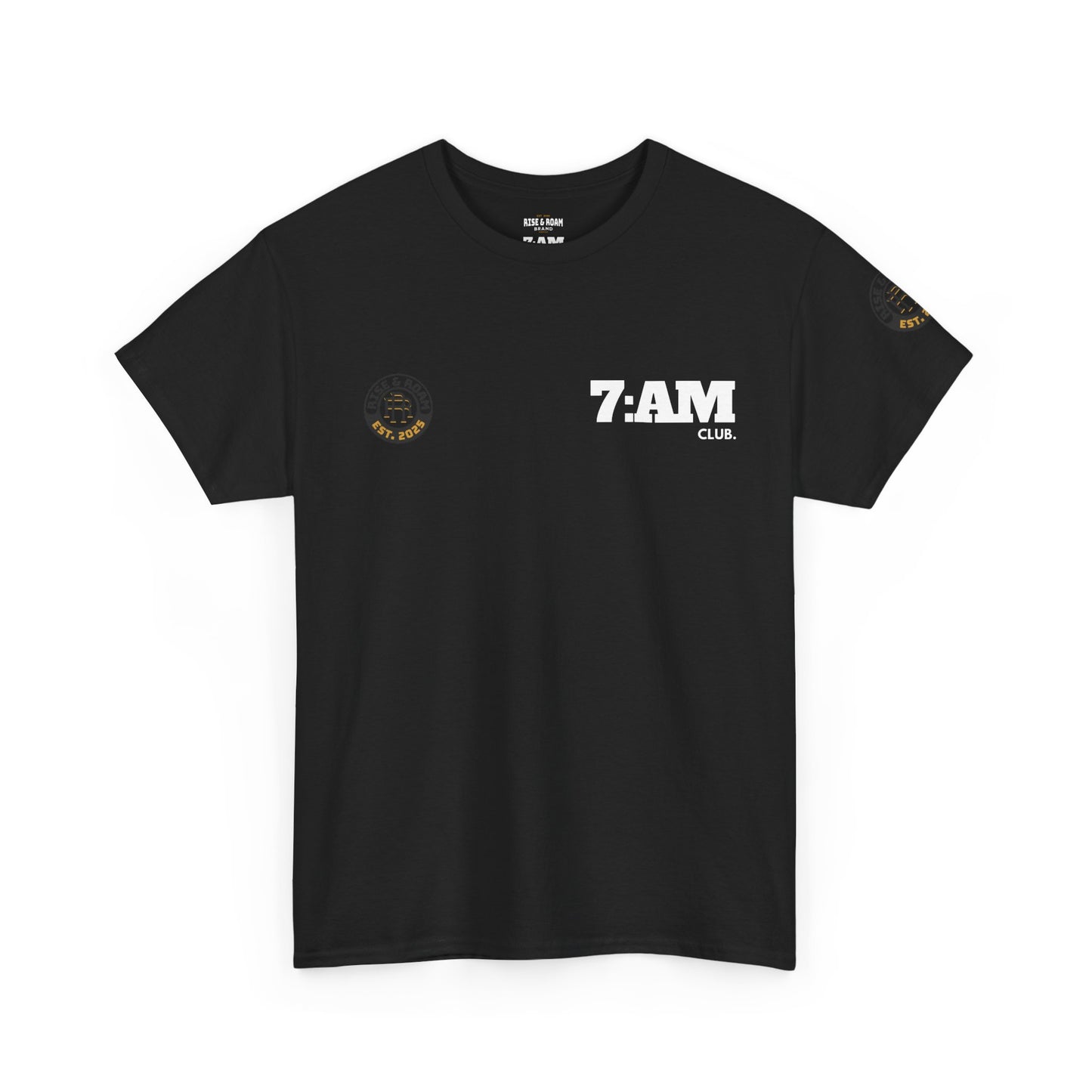7am Club x Rise & Roam Brand Movement Tee.