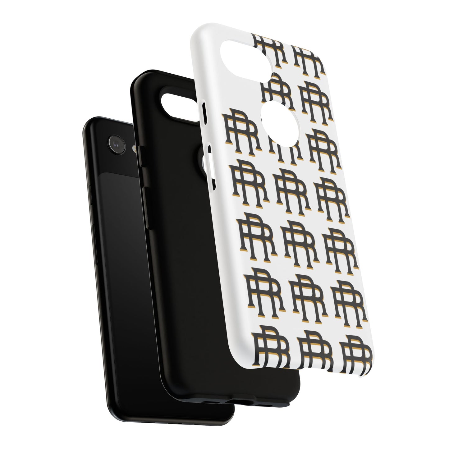 Rise & Roam RR Logo Tough Phone Case - White