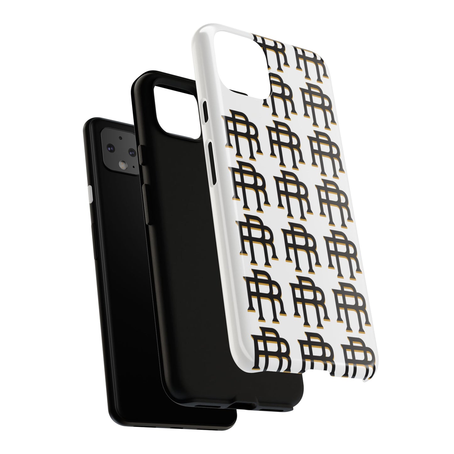 Rise & Roam RR Logo Tough Phone Case - White