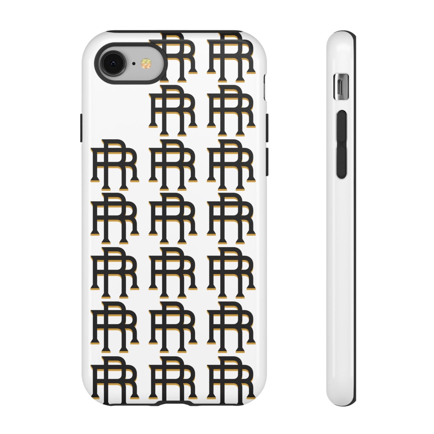 Rise & Roam RR Logo Tough Phone Case - White