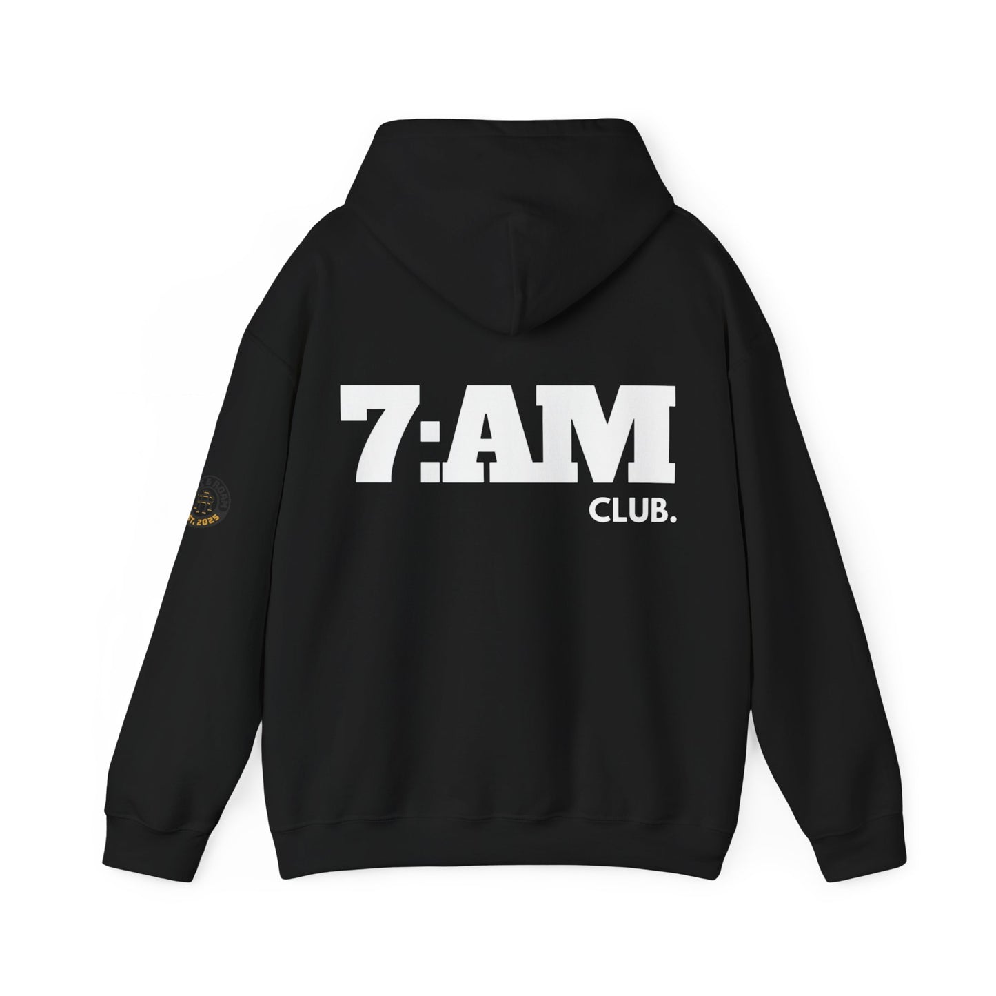 7 AM Club x Rise & Roam Brand Unisex Heavy Blend Hoodie.