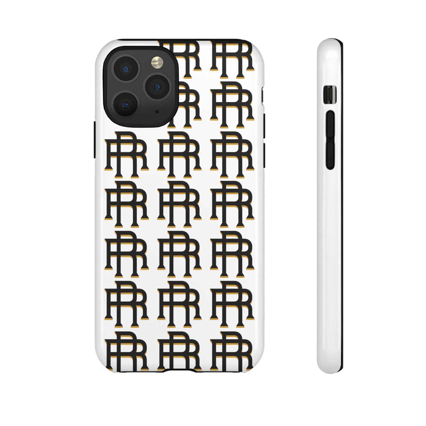 Rise & Roam RR Logo Tough Phone Case - White