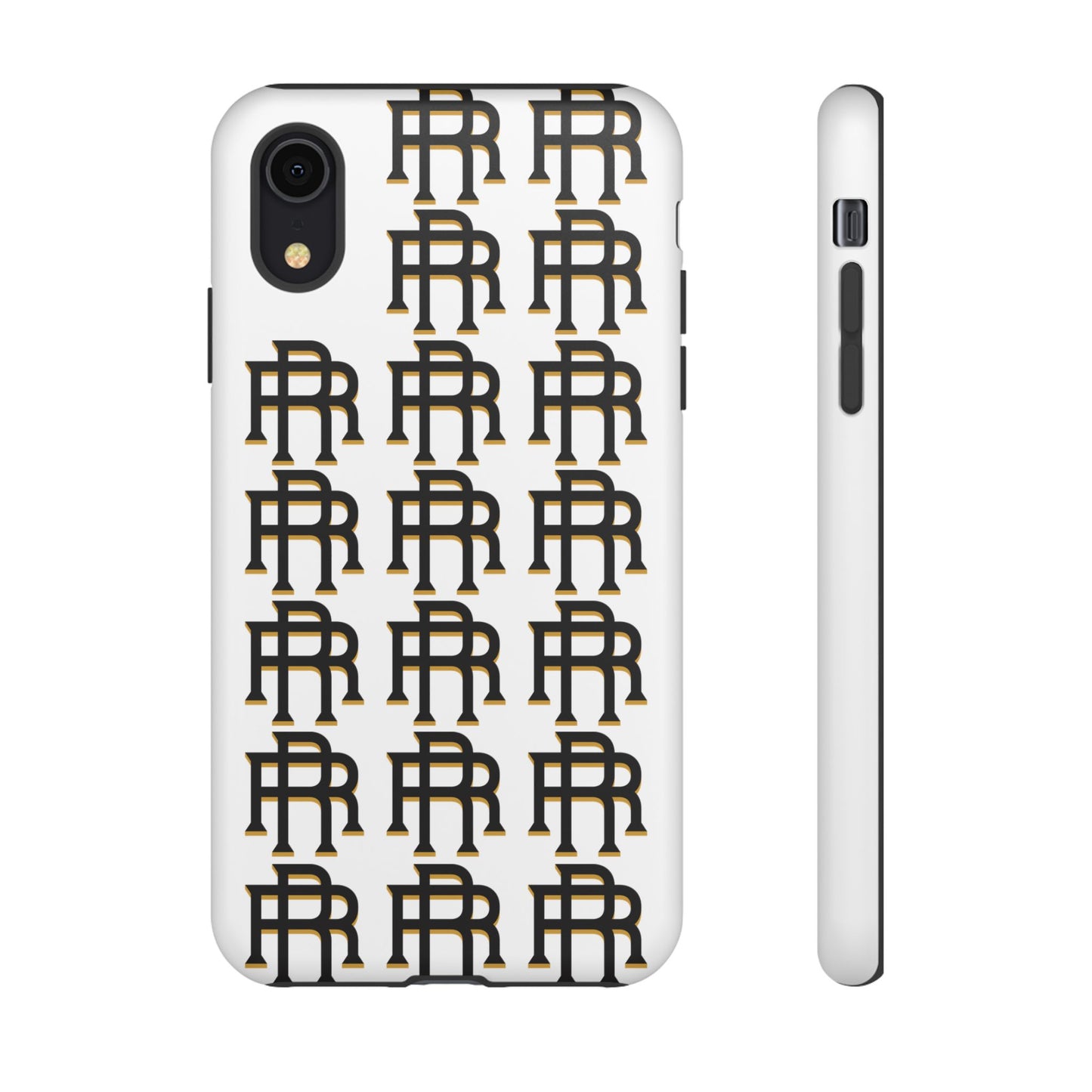 Rise & Roam RR Logo Tough Phone Case - White