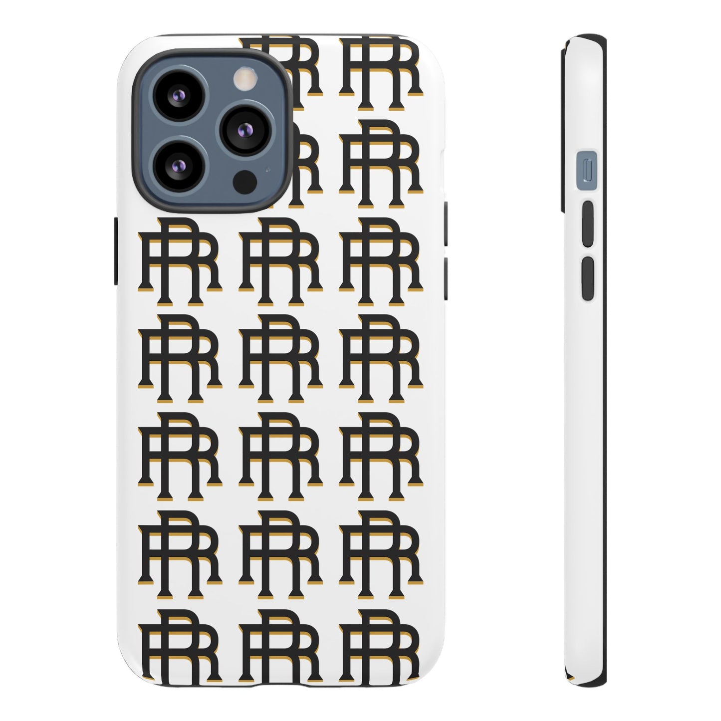 Rise & Roam RR Logo Tough Phone Case - White