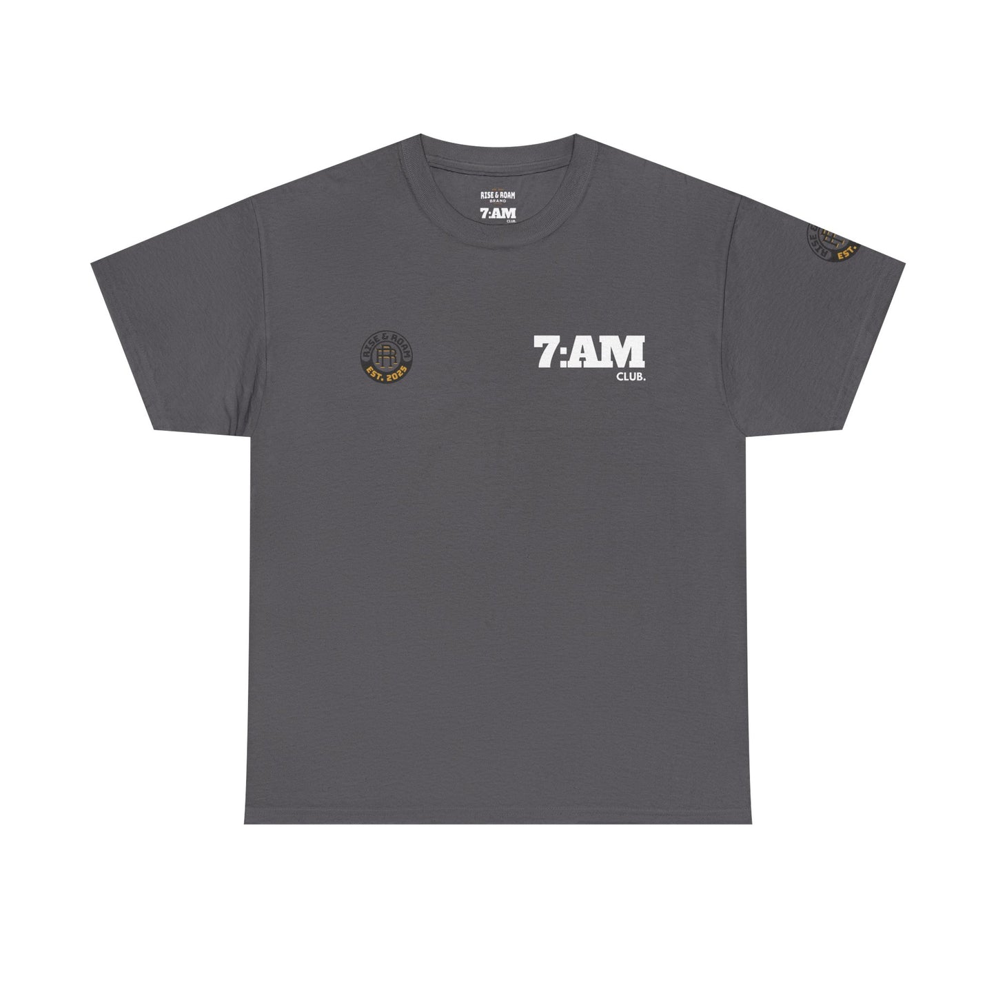 7am Club x Rise & Roam Brand Movement Tee.
