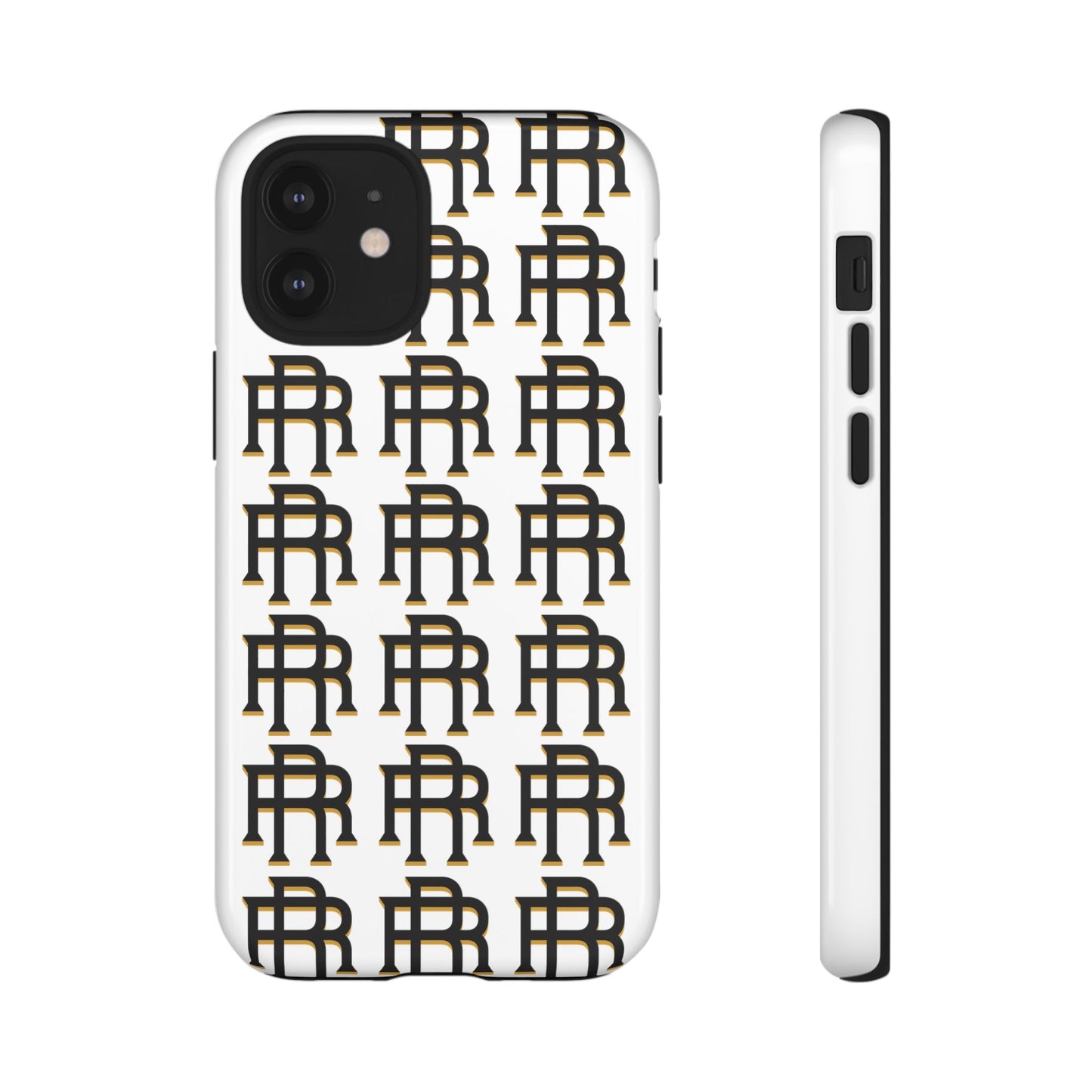 Rise & Roam RR Logo Tough Phone Case - White