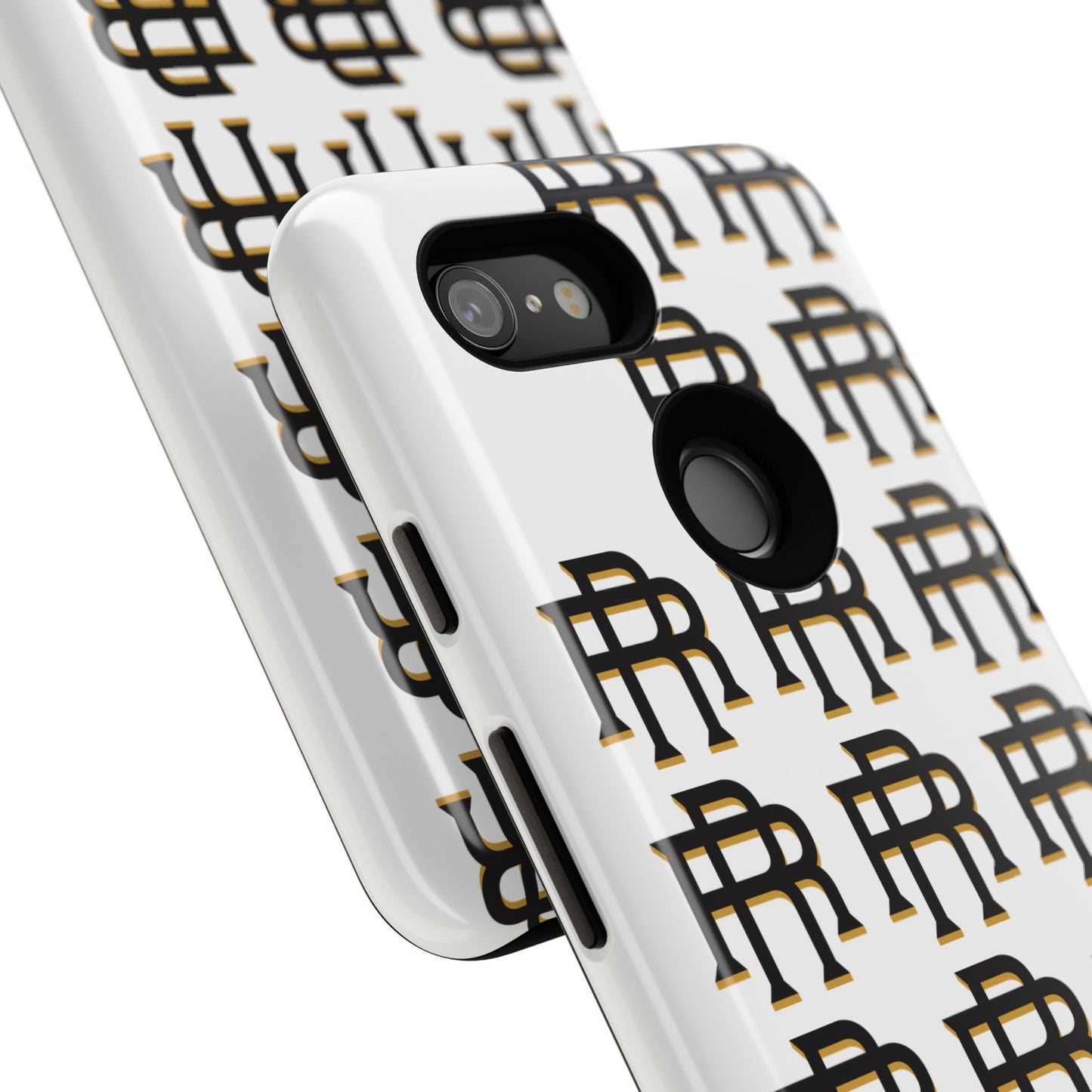 Rise & Roam RR Logo Tough Phone Case - White