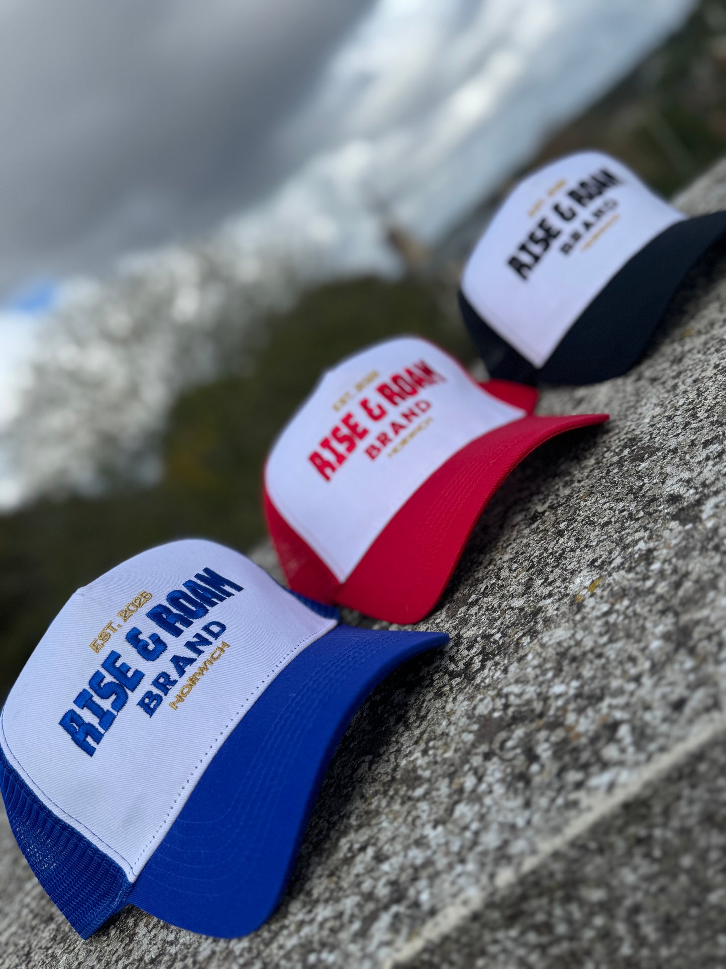Rise & Ram Brand - Traditional Colour Trucker Caps