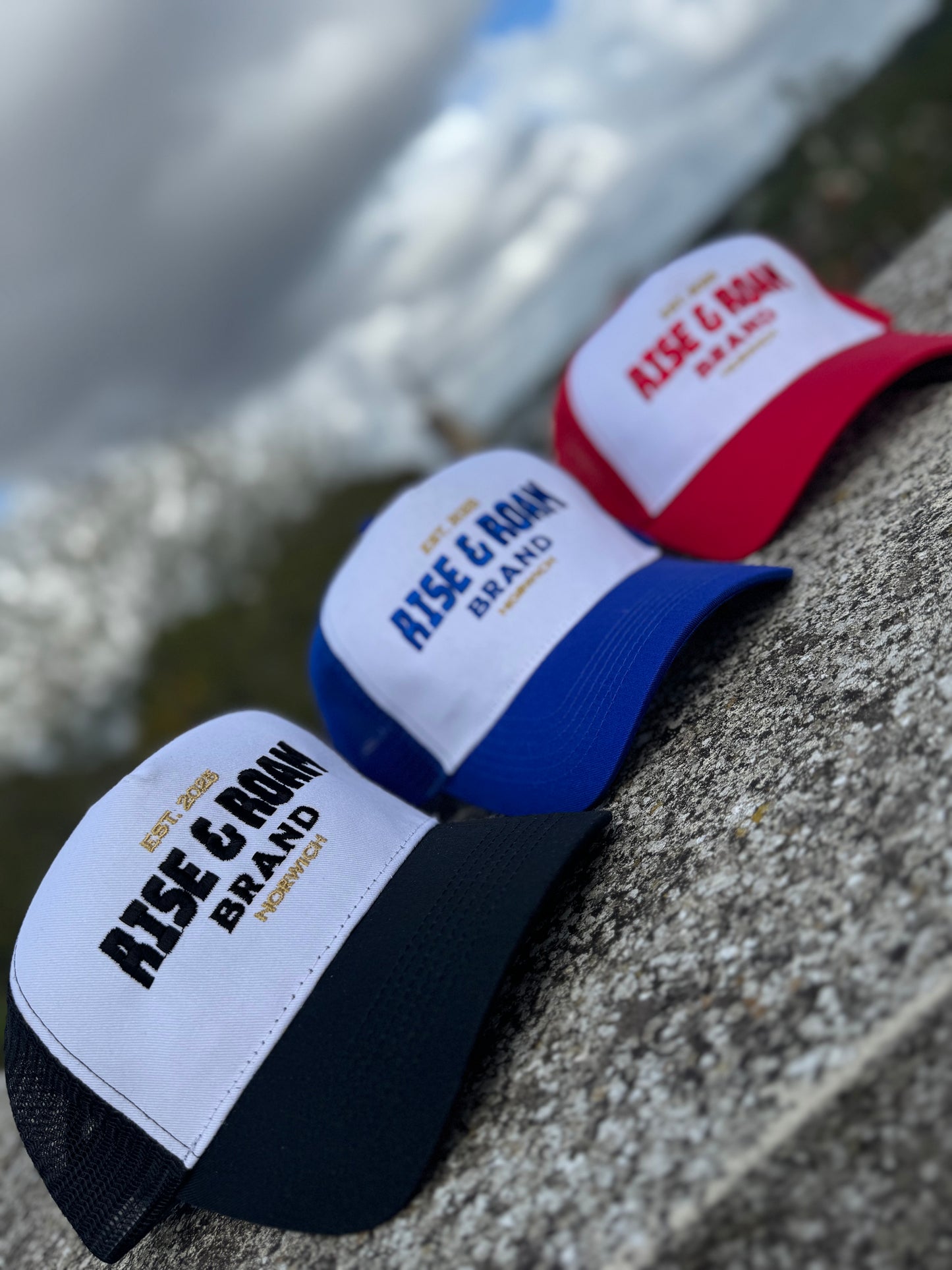 Rise & Ram Brand - Traditional Colour Trucker Caps