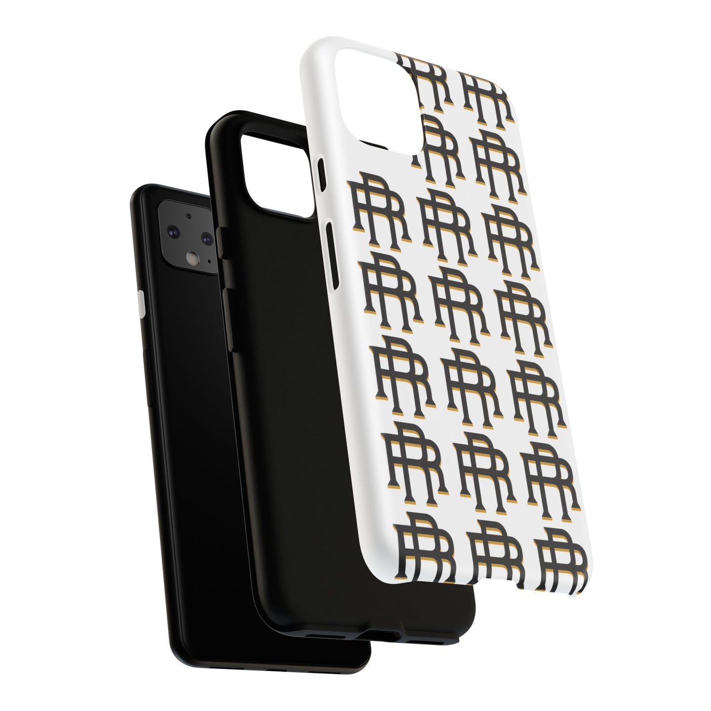 Rise & Roam RR Logo Tough Phone Case - White