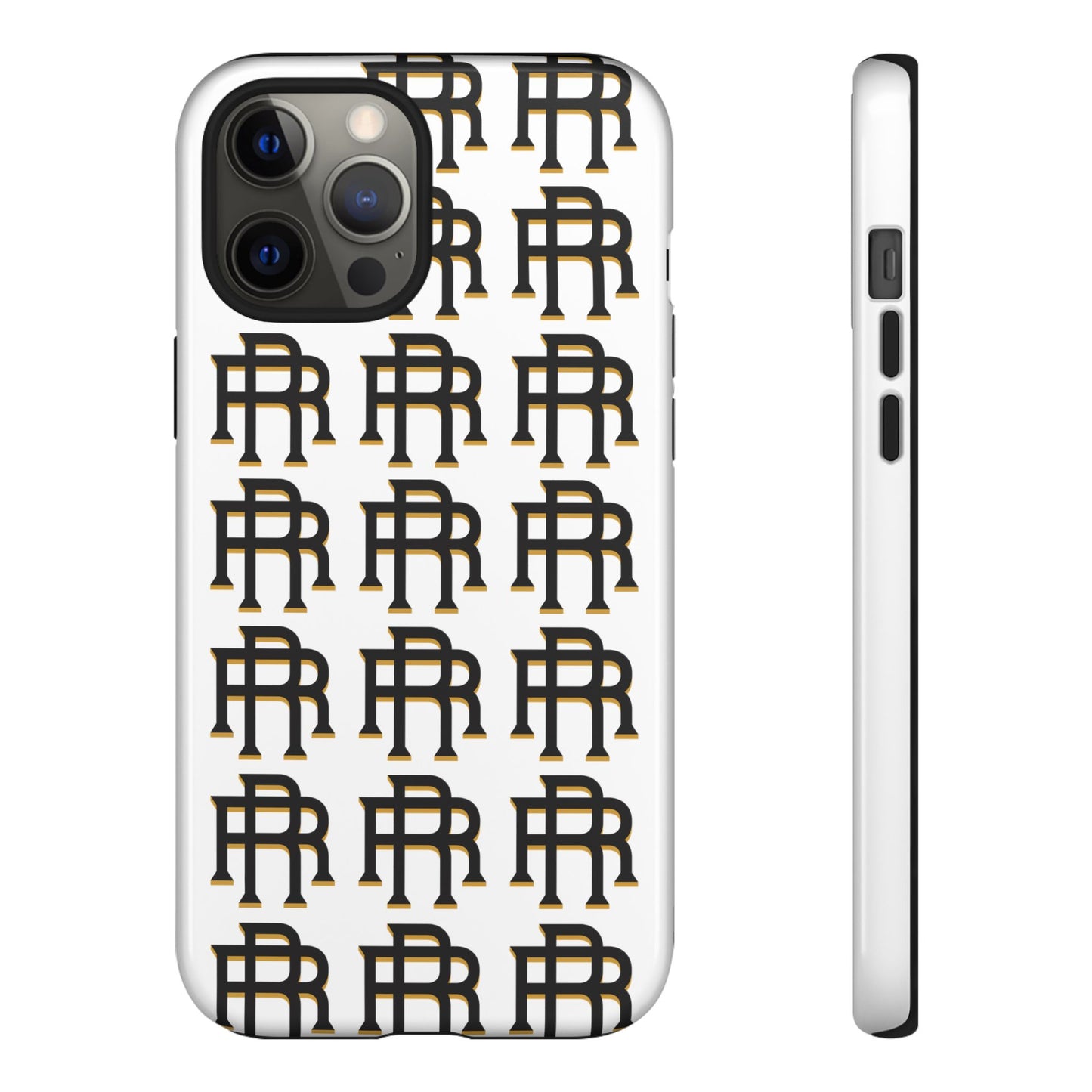 Rise & Roam RR Logo Tough Phone Case - White