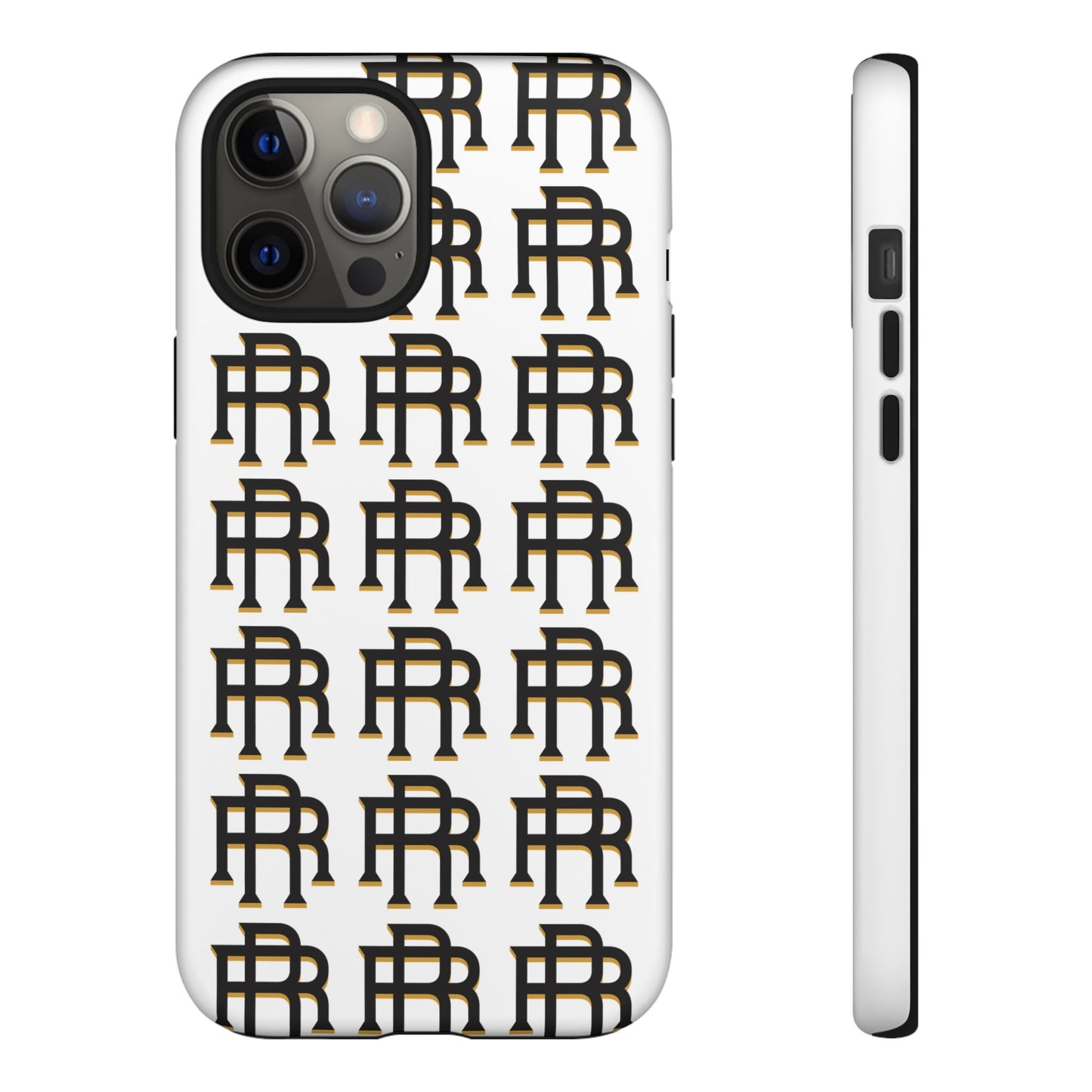 Rise & Roam RR Logo Tough Phone Case - White