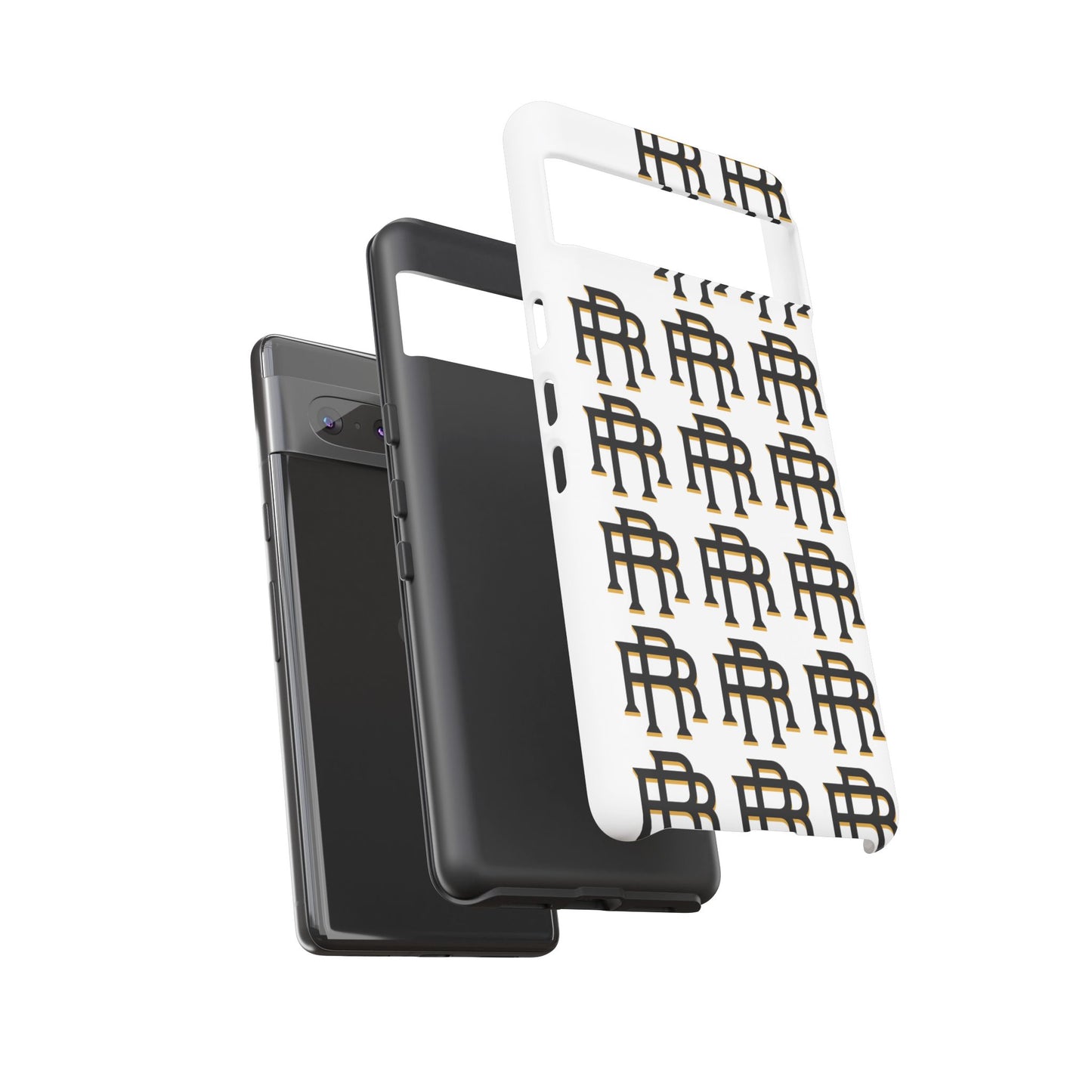 Rise & Roam RR Logo Tough Phone Case - White
